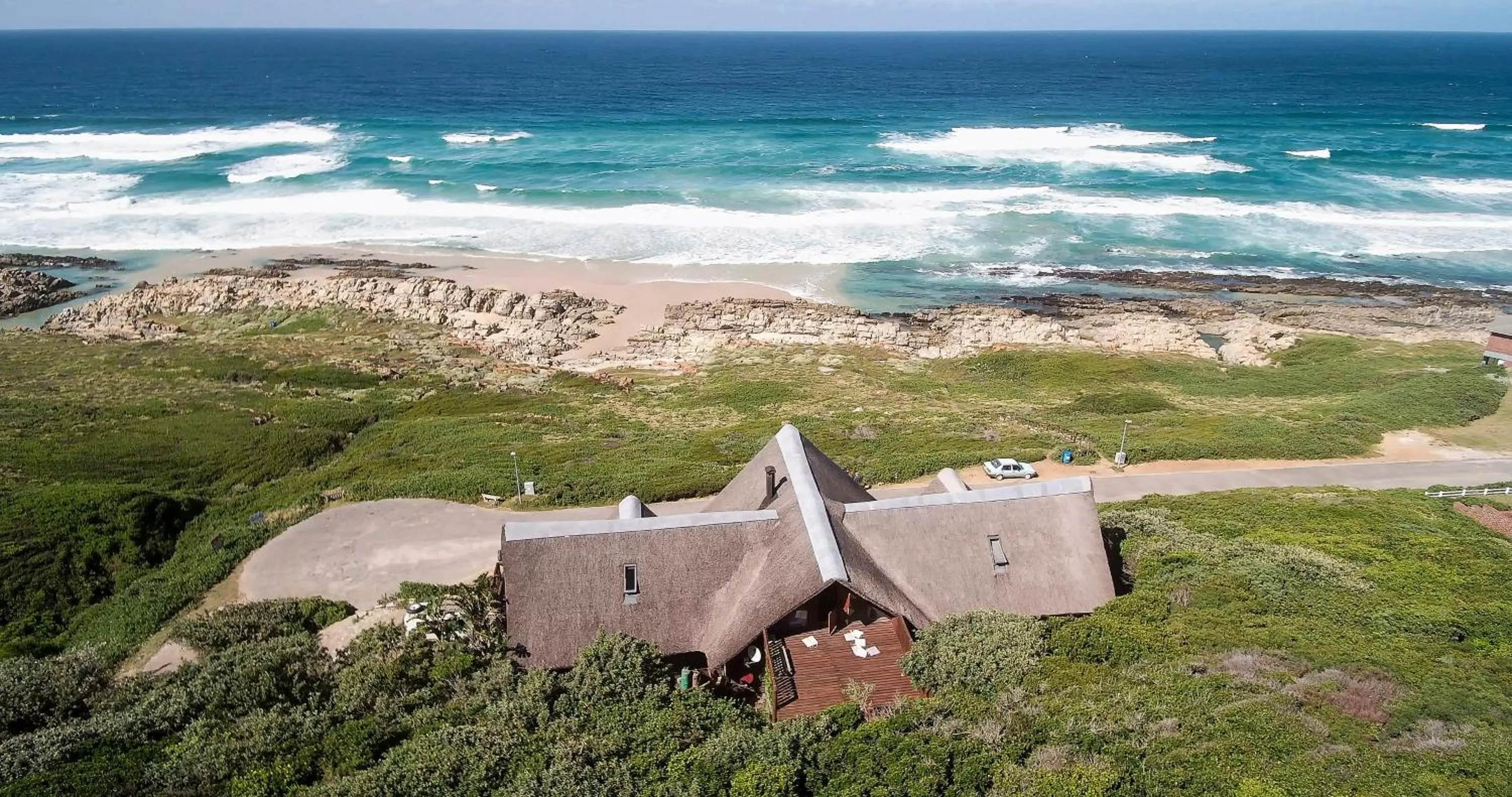 Bird's eye view in Oyster Bay Beach Lodge
