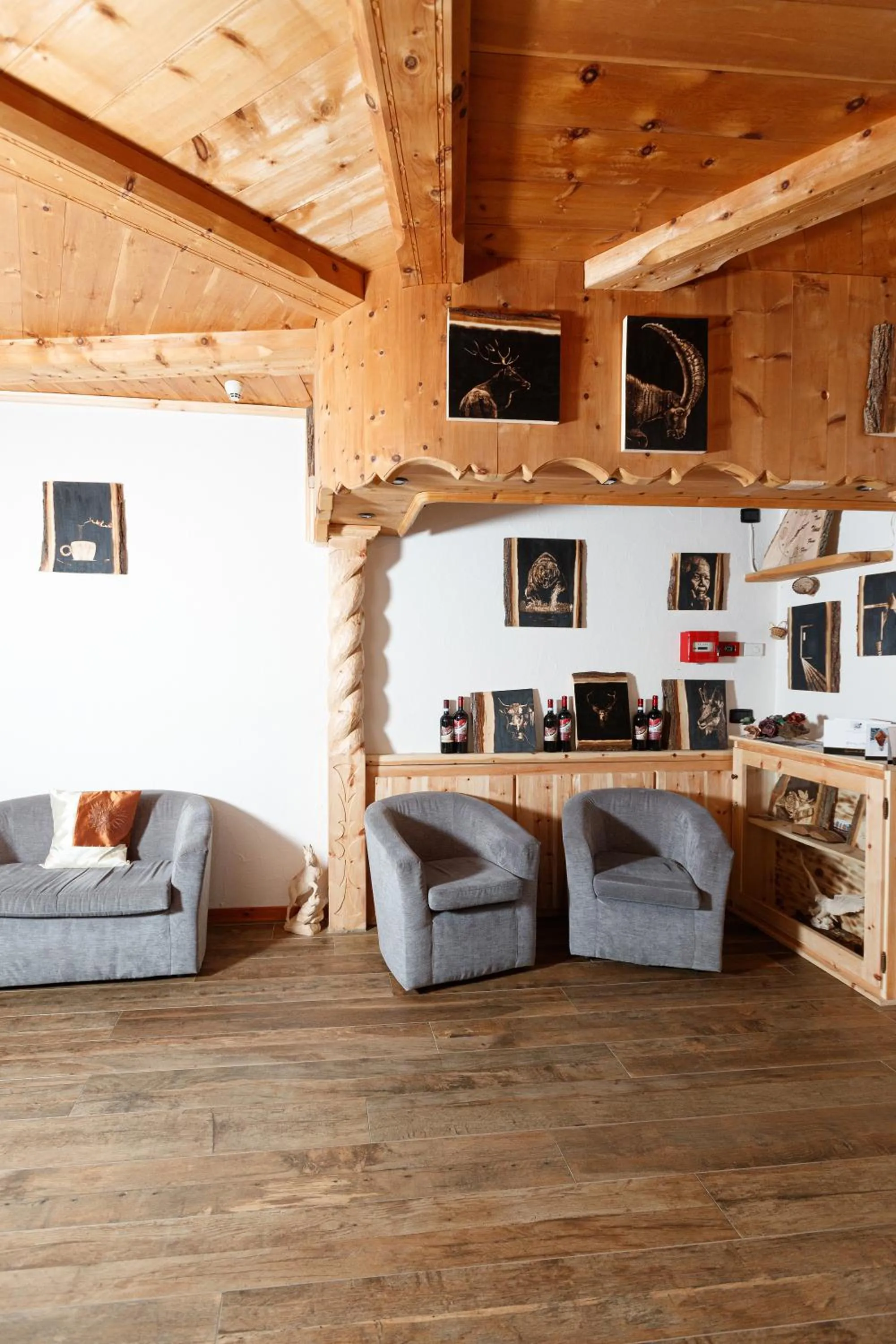 Lobby or reception in Hotel Villa Rina