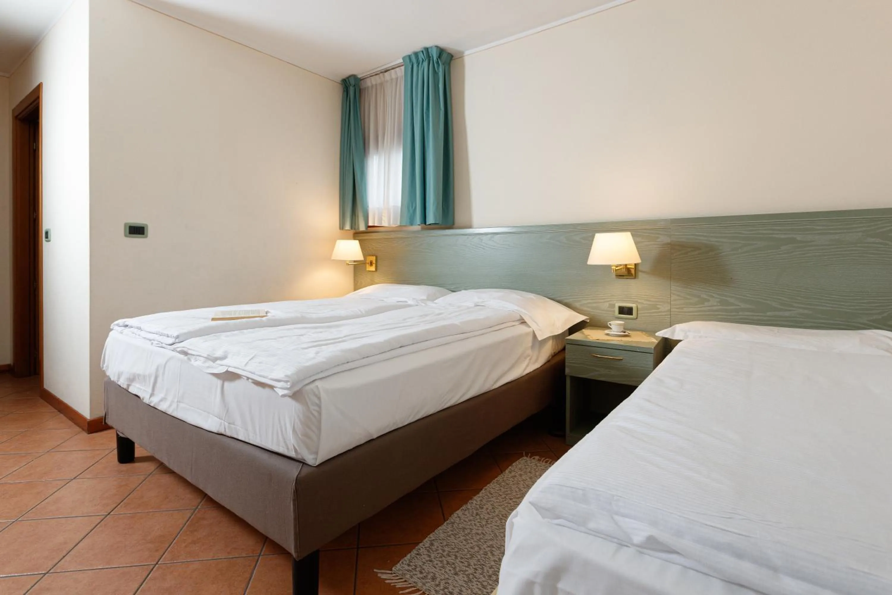 Bed in Hotel Villa Rina
