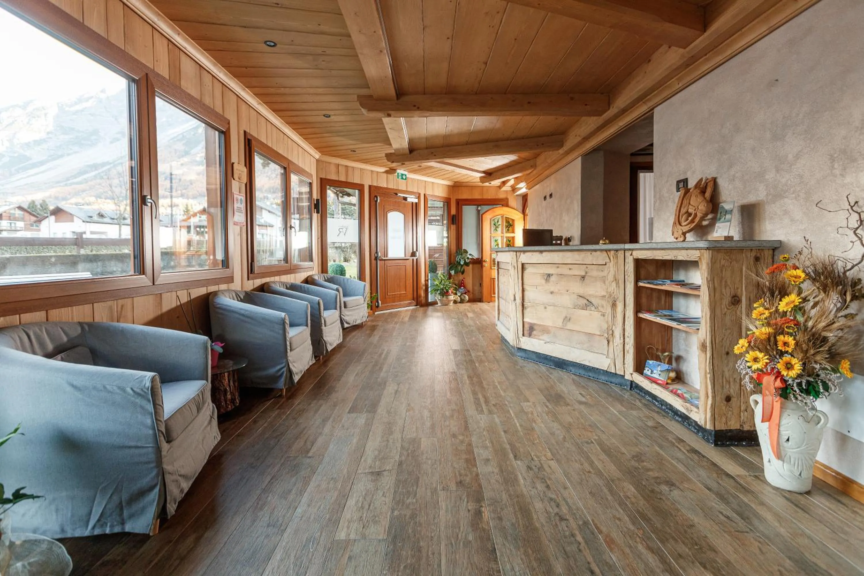 Lobby or reception in Hotel Villa Rina