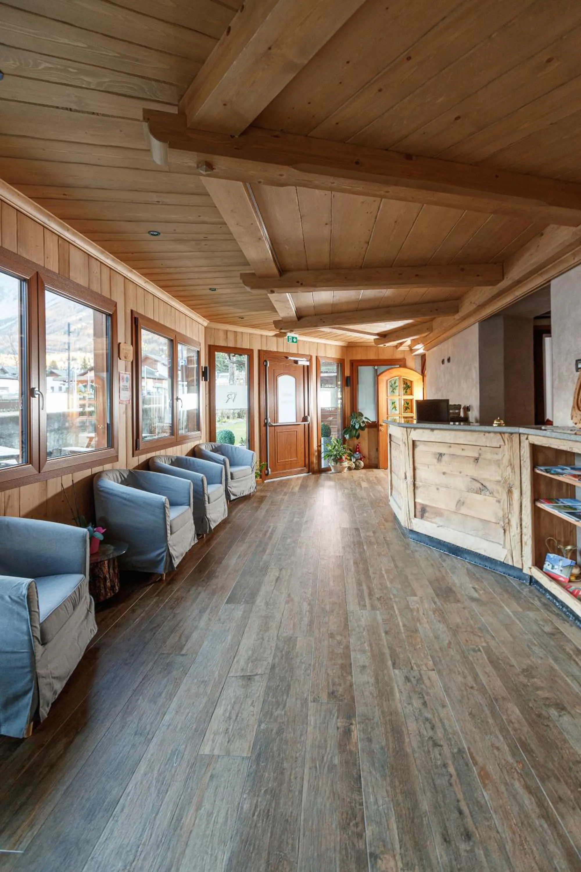 Lobby or reception in Hotel Villa Rina