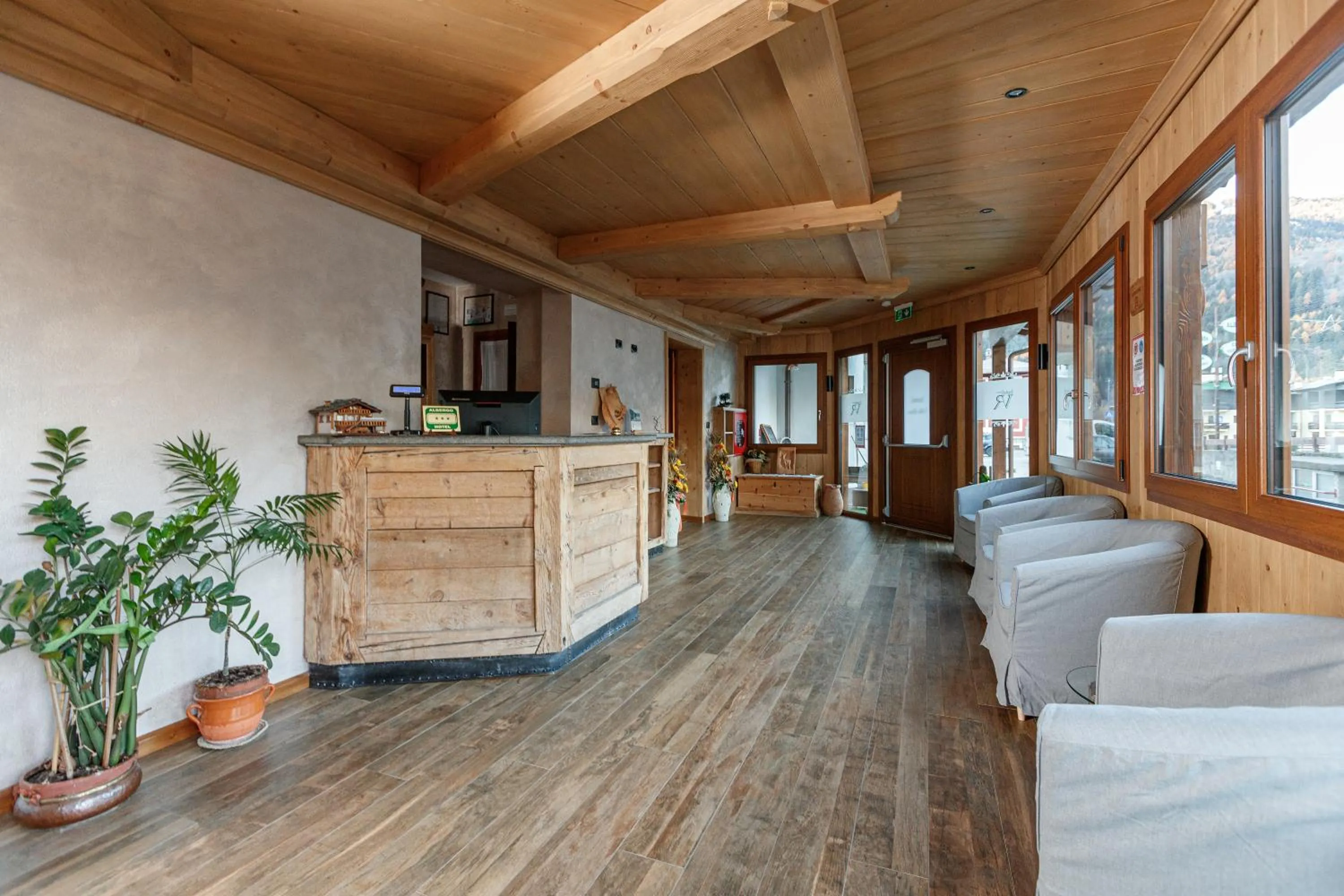 Lobby or reception in Hotel Villa Rina