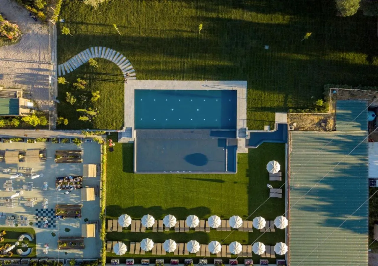 Bird's eye view in Palagina la cascina
