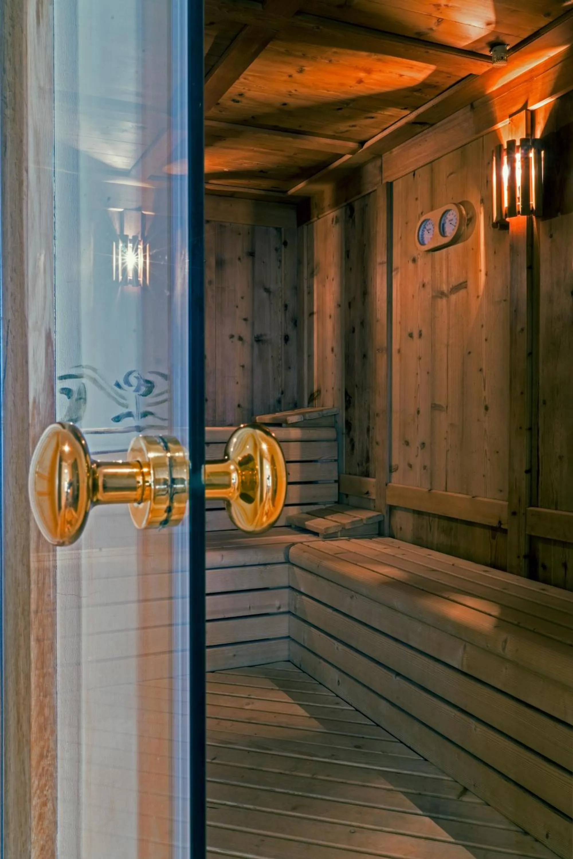 Sauna in Das Land-Palais - Your lovely Mountain Hideaway