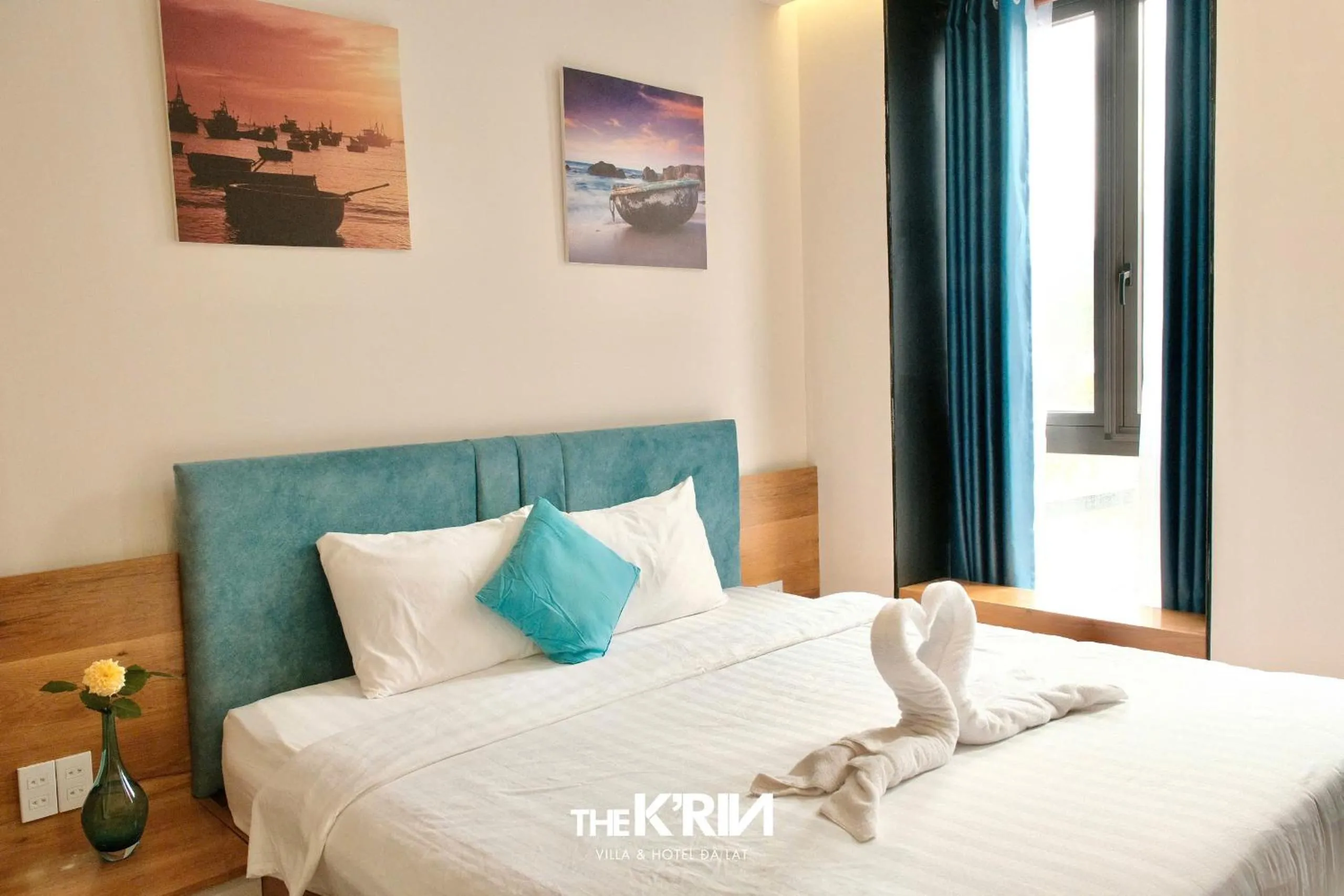 Bed in TTR Rin Villa & Hotel