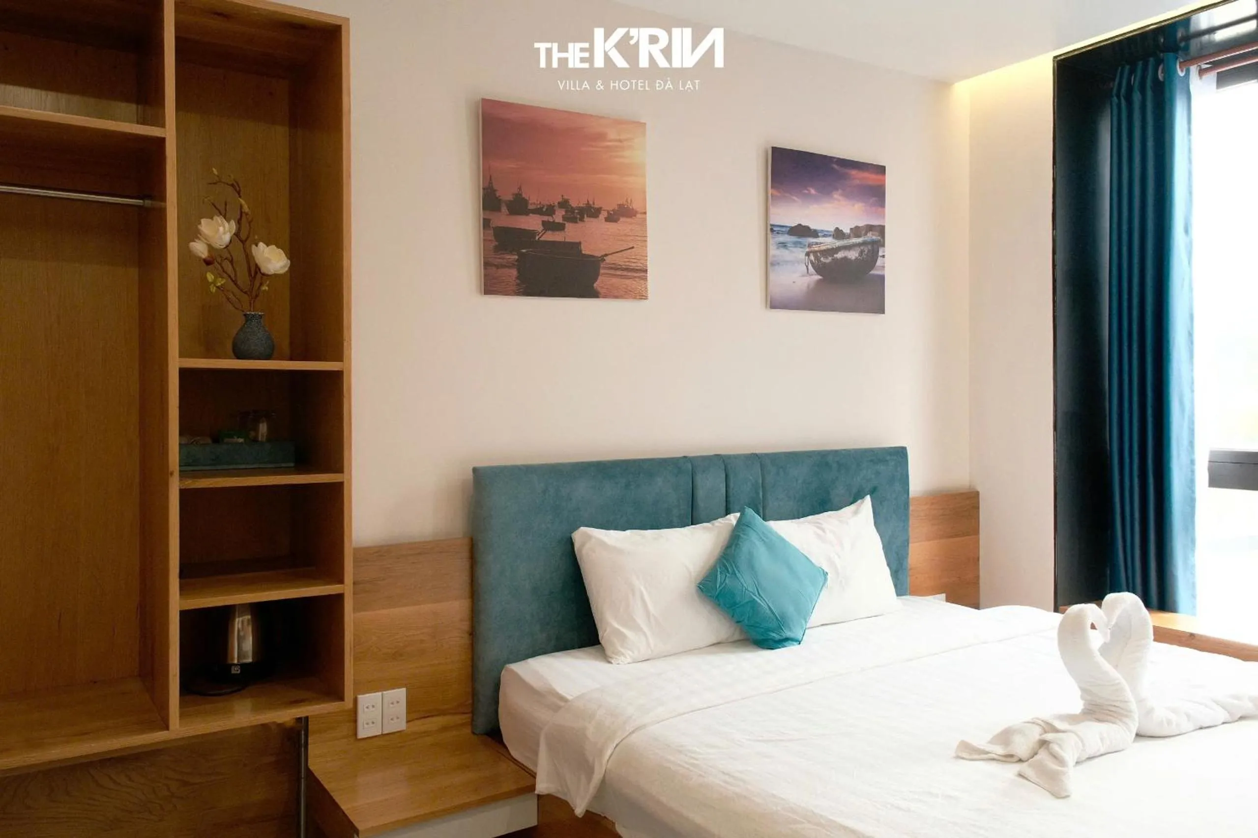 Bed in TTR Rin Villa & Hotel