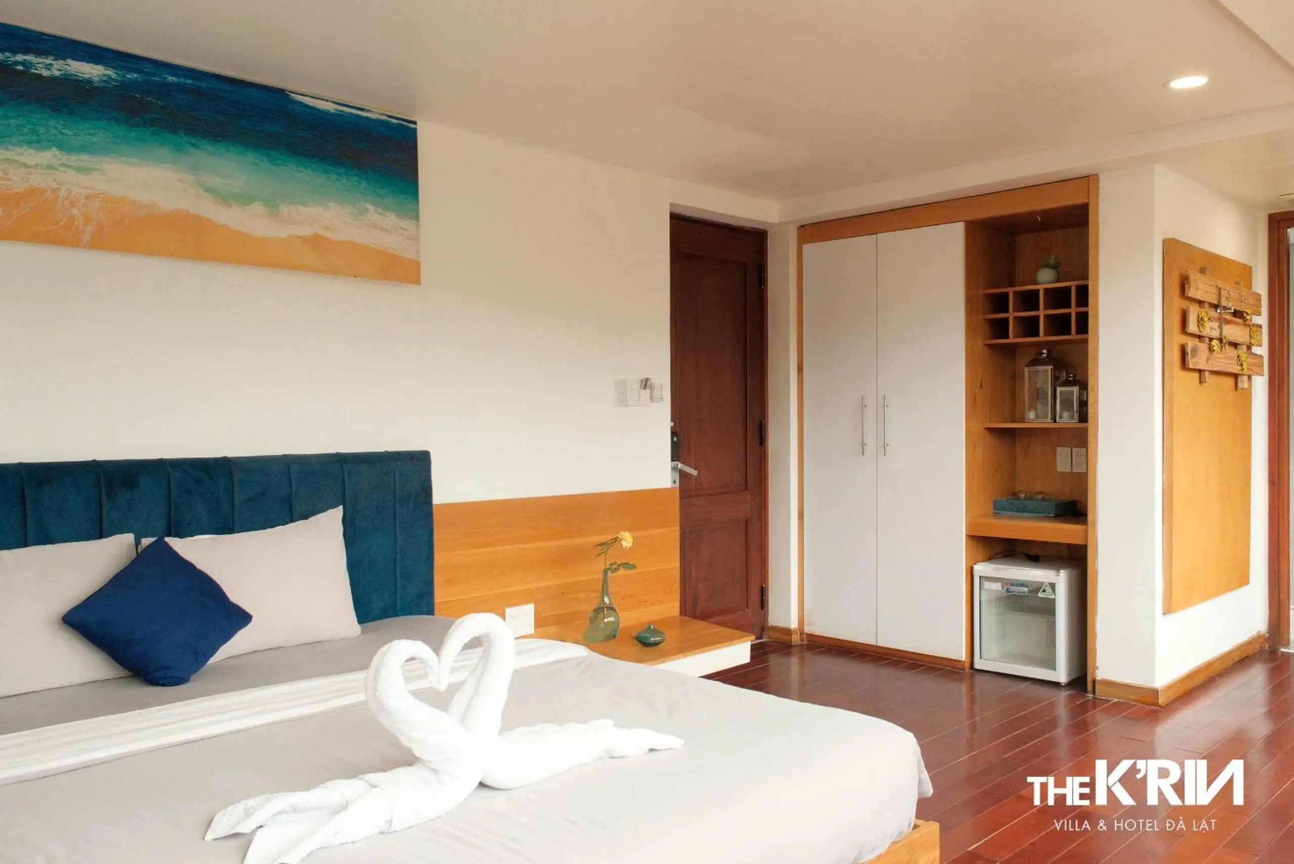 Bed in TTR Rin Villa & Hotel