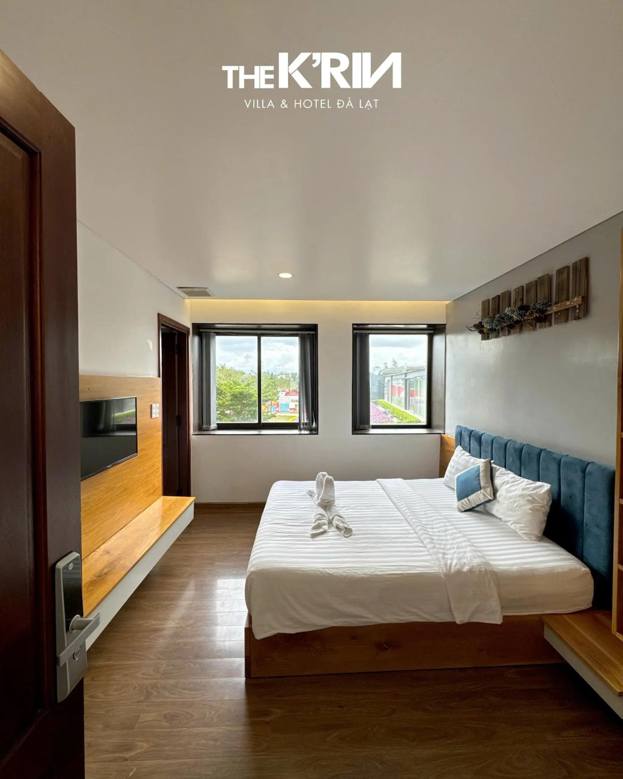 Bed in TTR Rin Villa & Hotel