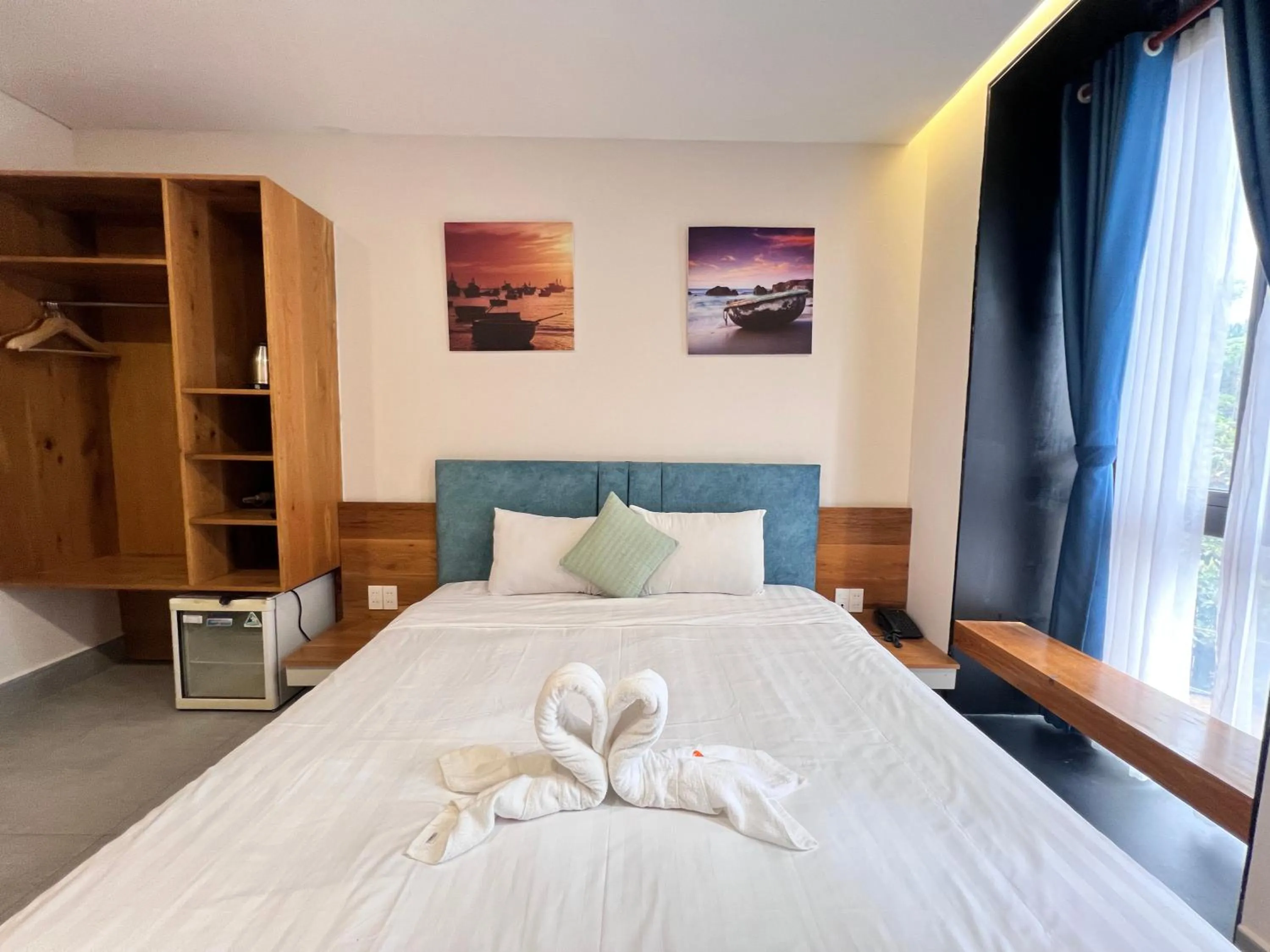 Bed in TTR Rin Villa & Hotel