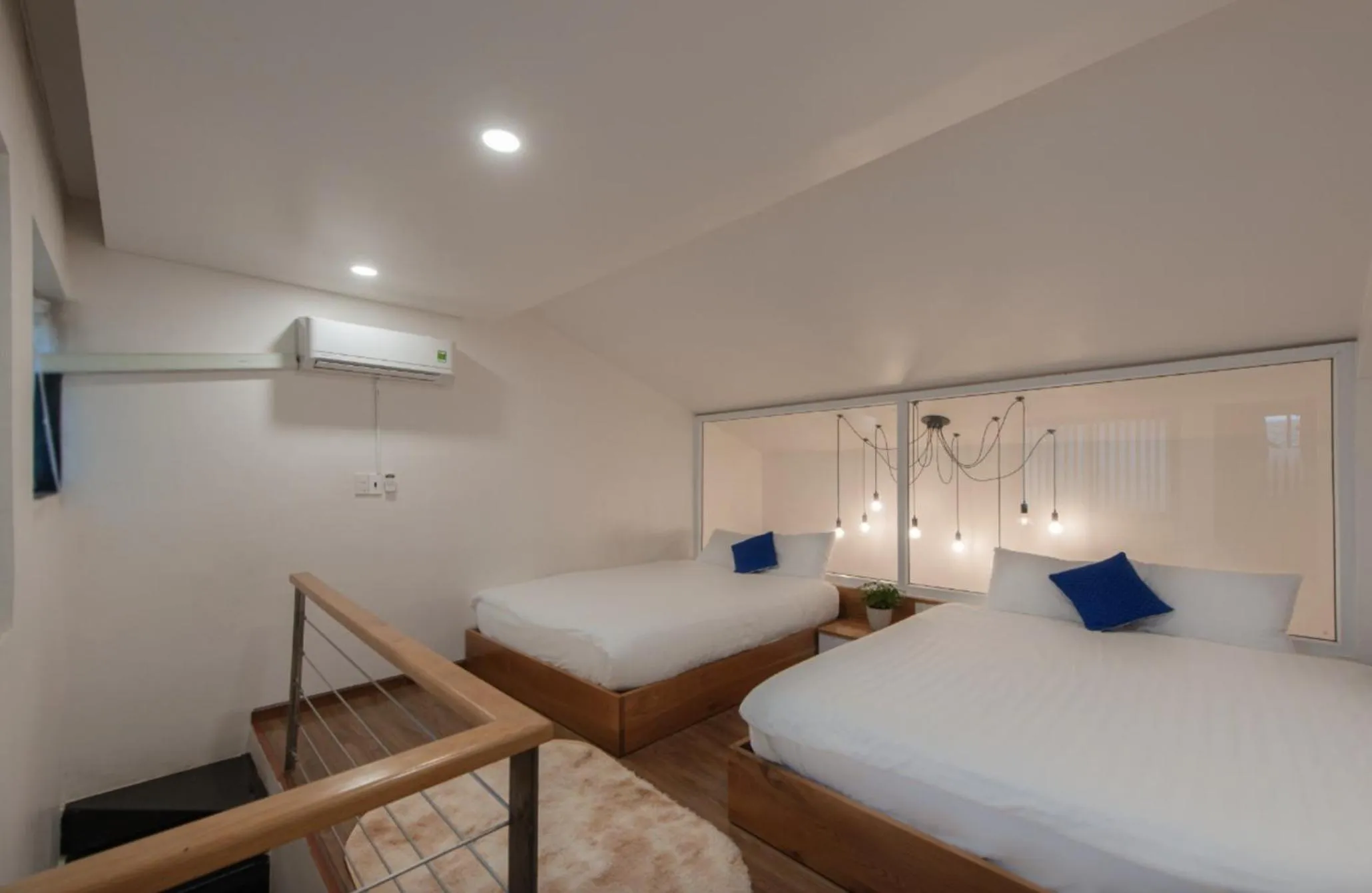 Bed in TTR Rin Villa & Hotel