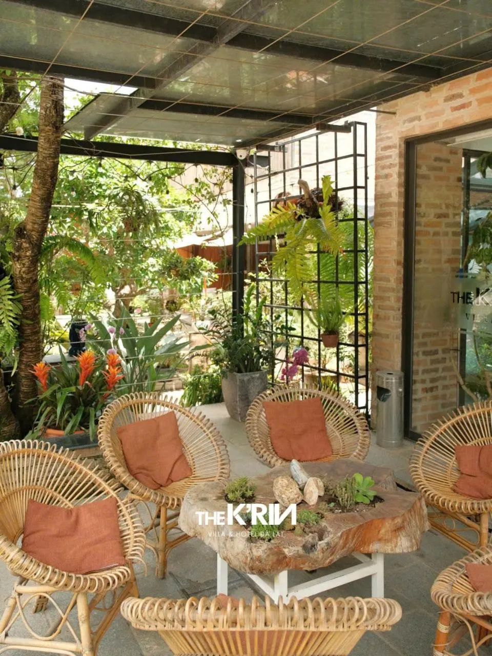 Garden in TTR Rin Villa & Hotel