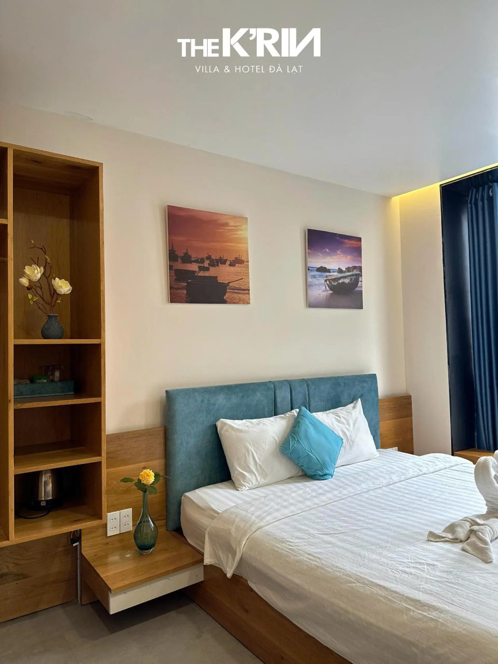 Bed in TTR Rin Villa & Hotel