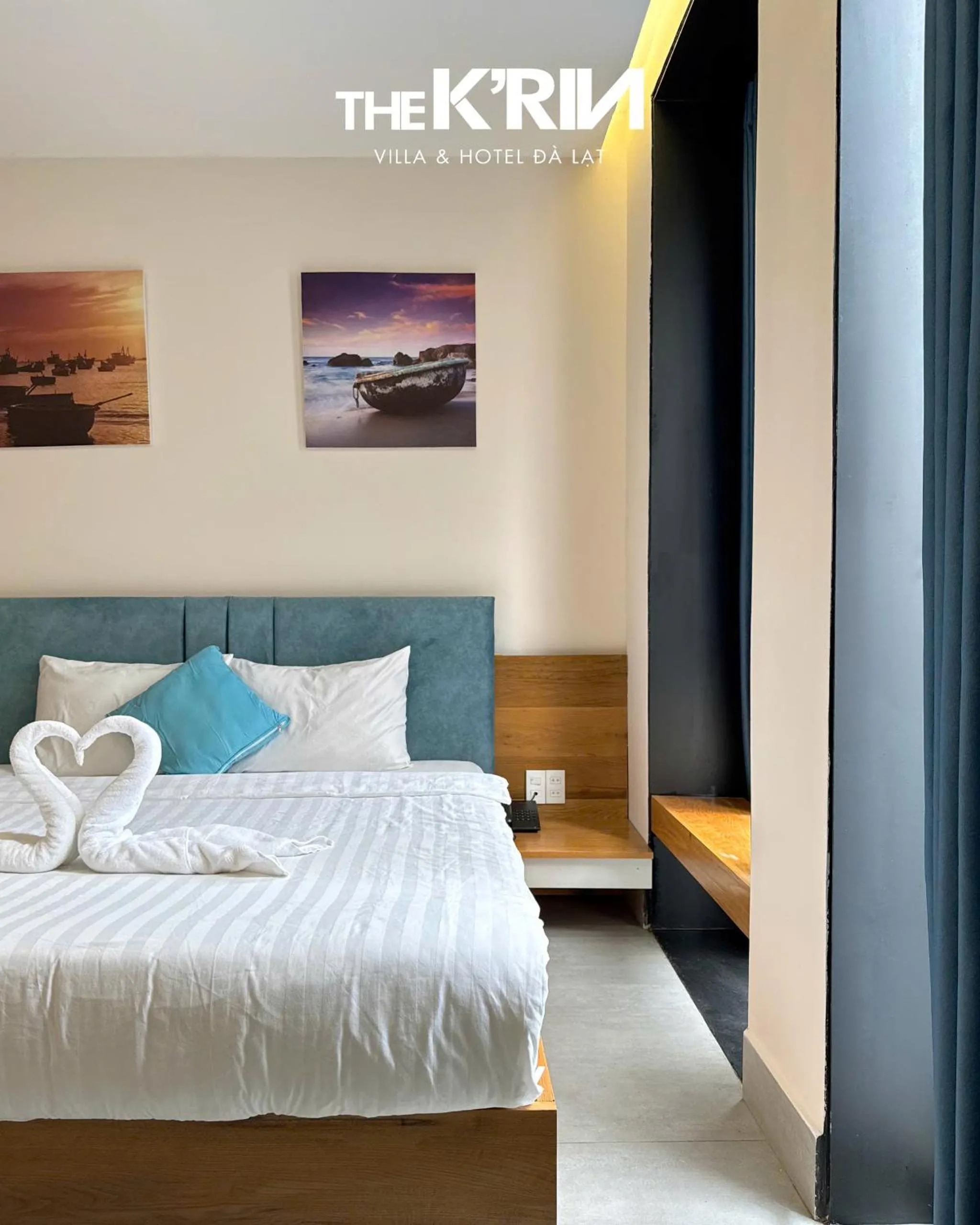 Bed in TTR Rin Villa & Hotel