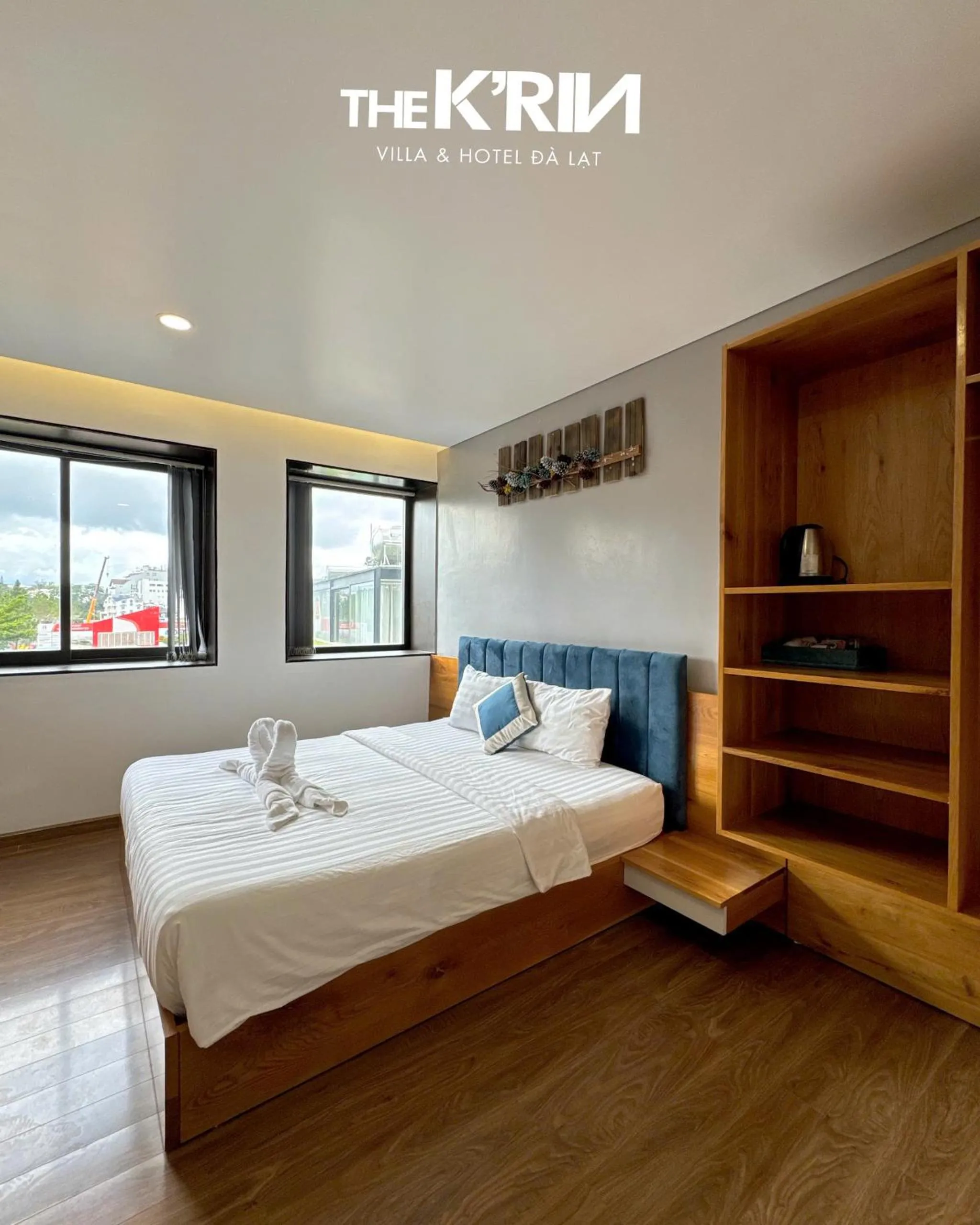 Bed in TTR Rin Villa & Hotel