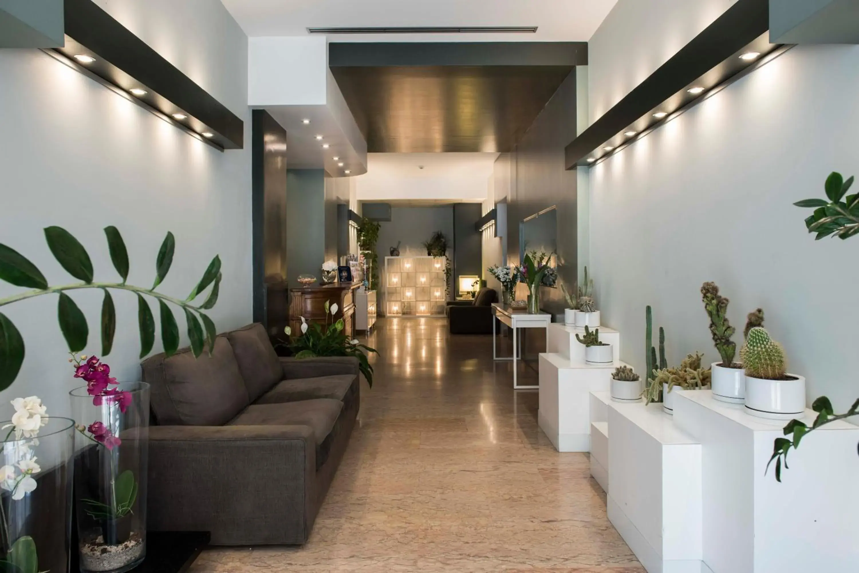 Lobby or reception in Hotel Montestella Lobby or reception in Hotel Montestella