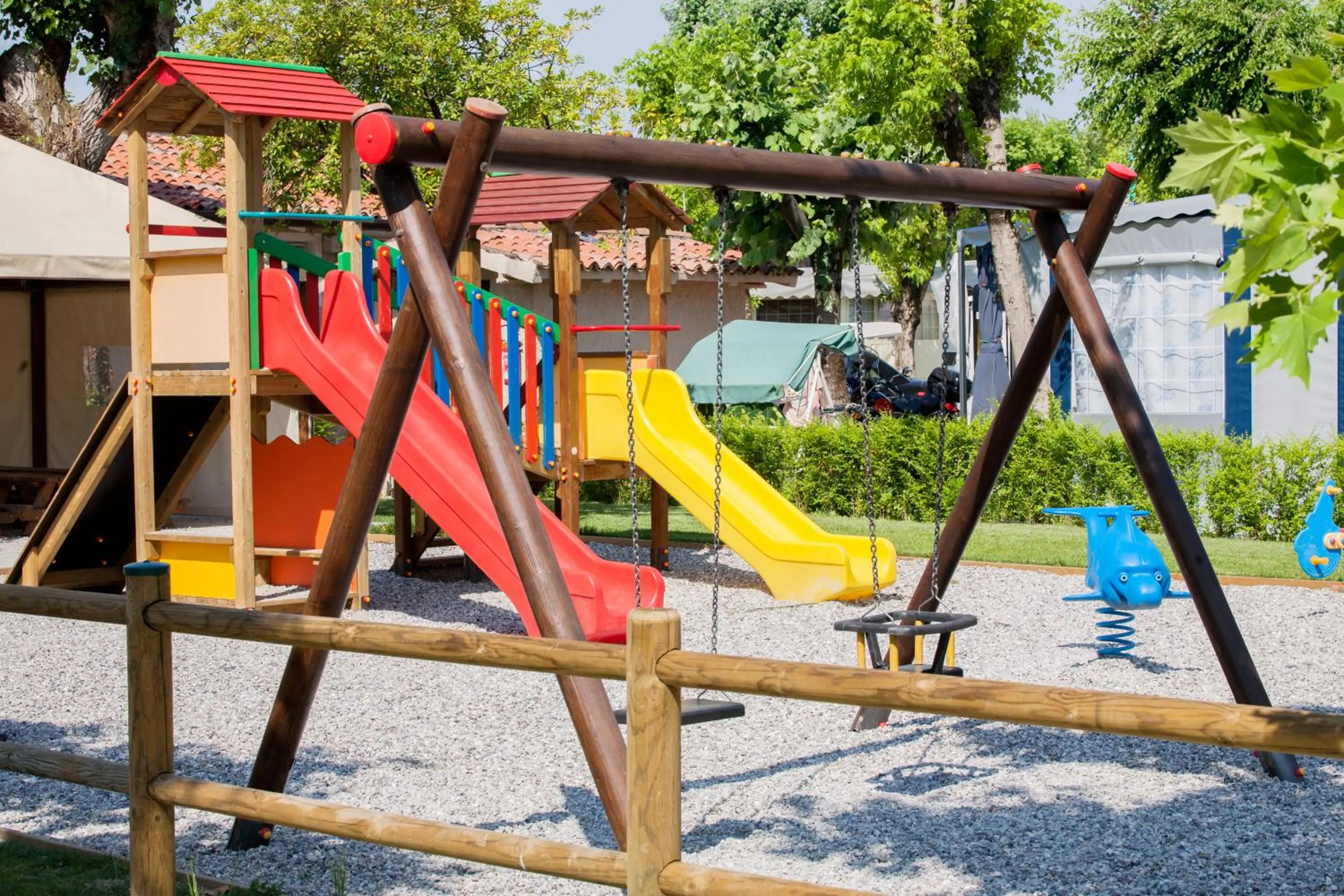 Children play ground in Sereno Camping Holiday