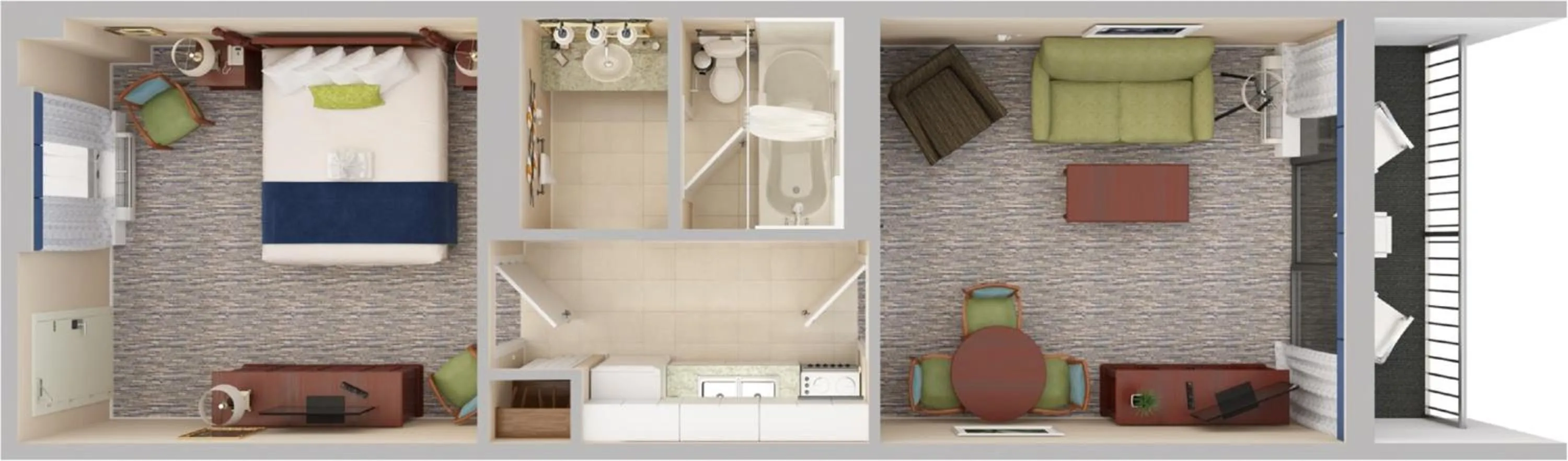 Photo of the whole room in Sea Crest Oceanfront Resort