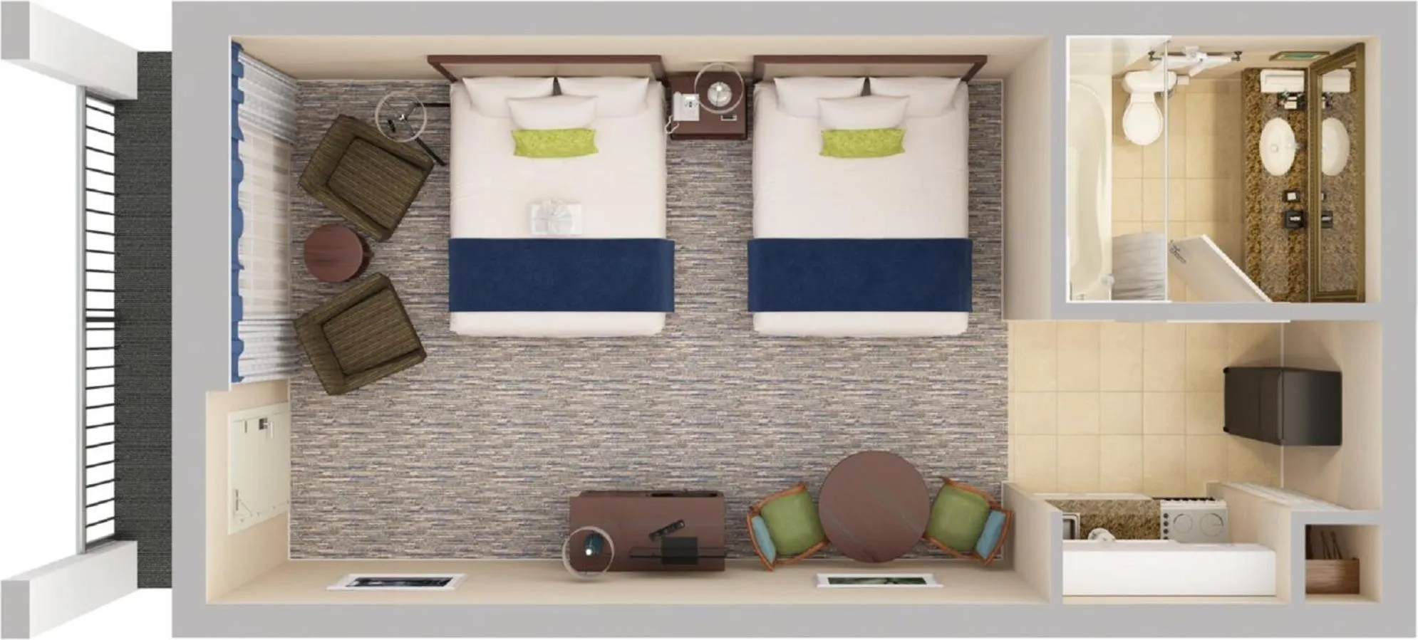 Photo of the whole room in Sea Crest Oceanfront Resort