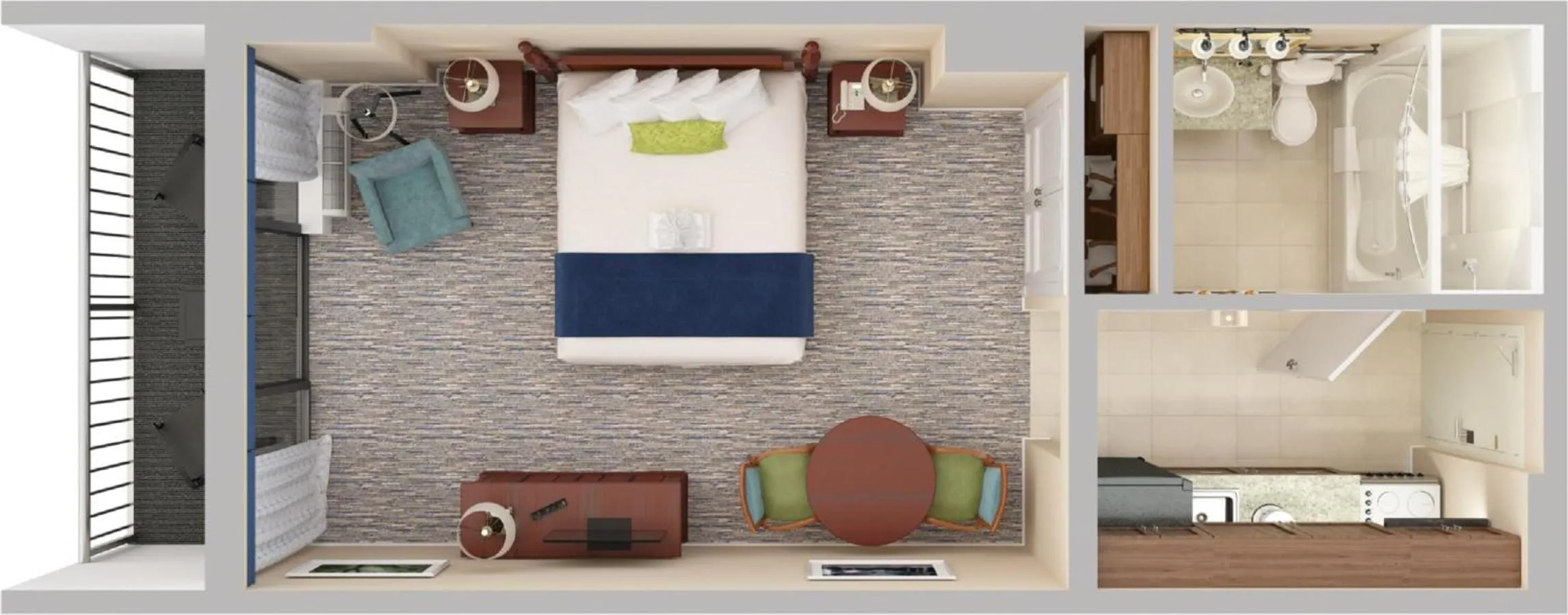 Photo of the whole room in Sea Crest Oceanfront Resort