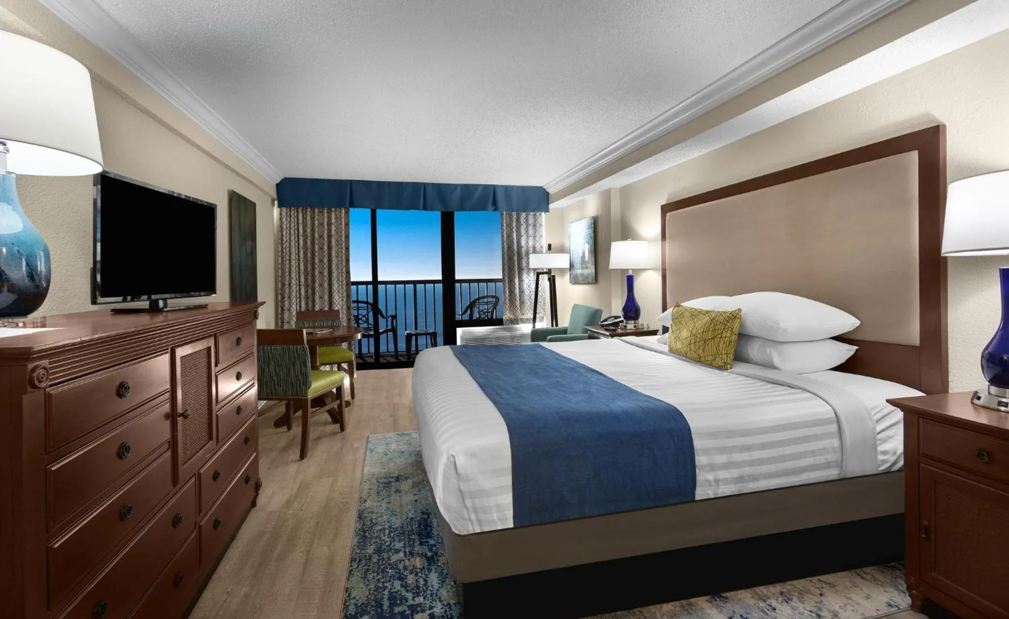 Bedroom, Bed in Sea Crest Oceanfront Resort