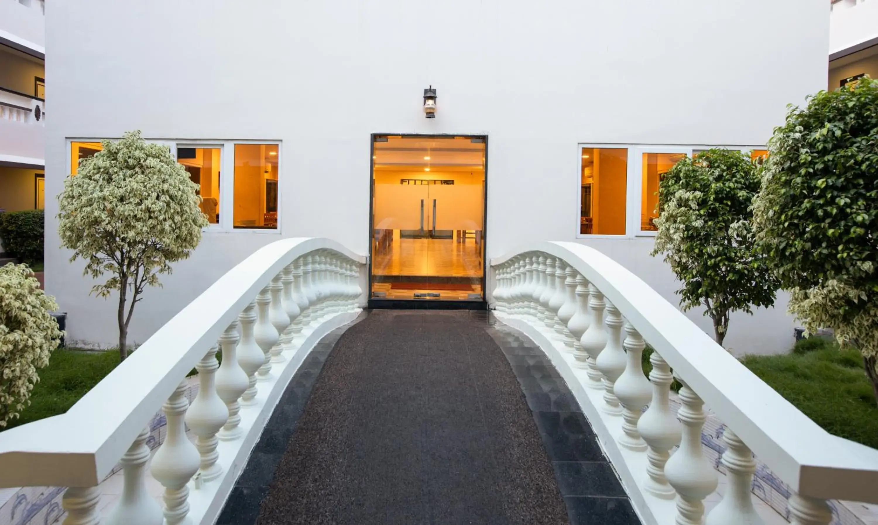 Garden view in Athena Hotel Garden view in Athena Hotel