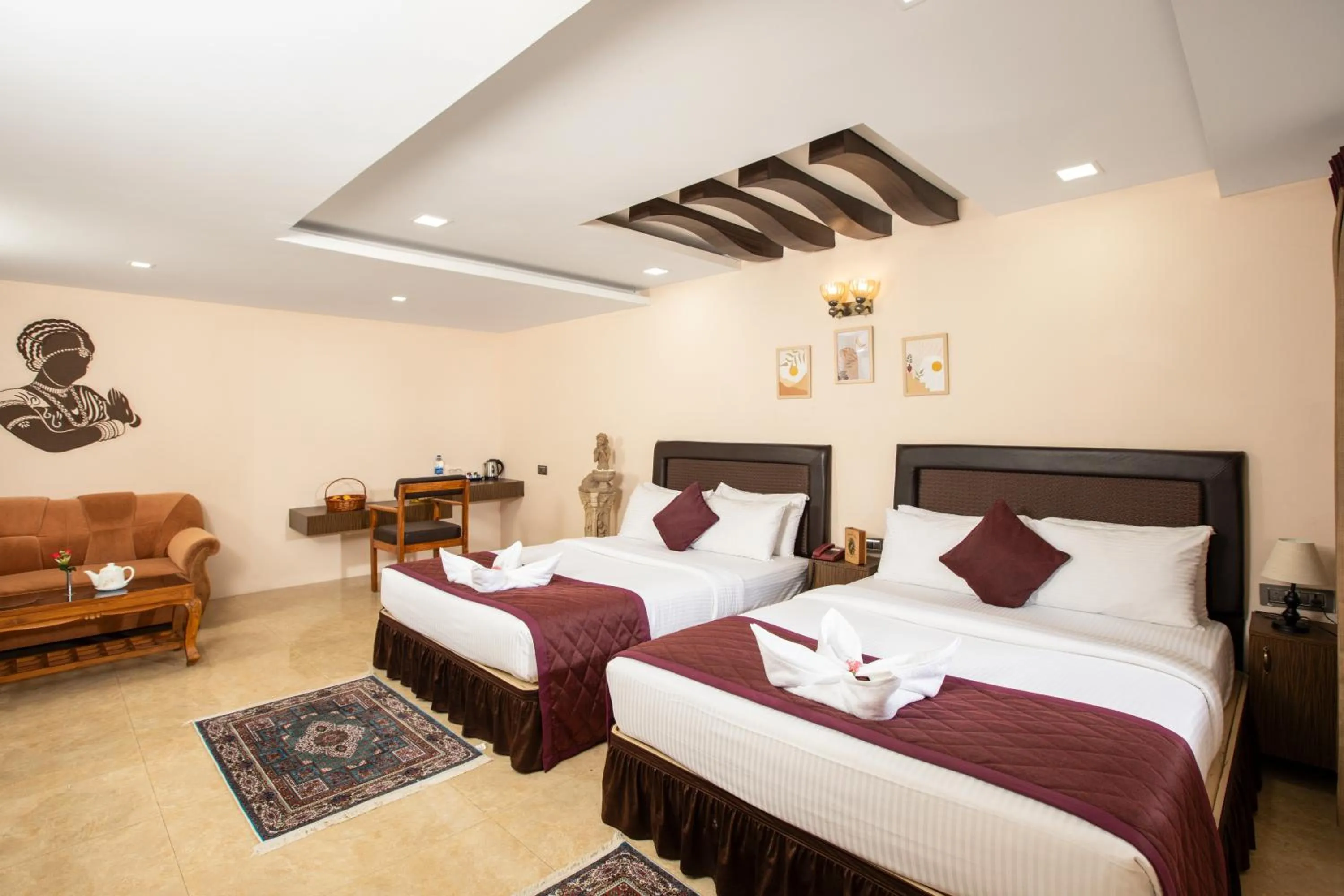 Mountain view, Bed in Athena Hotel