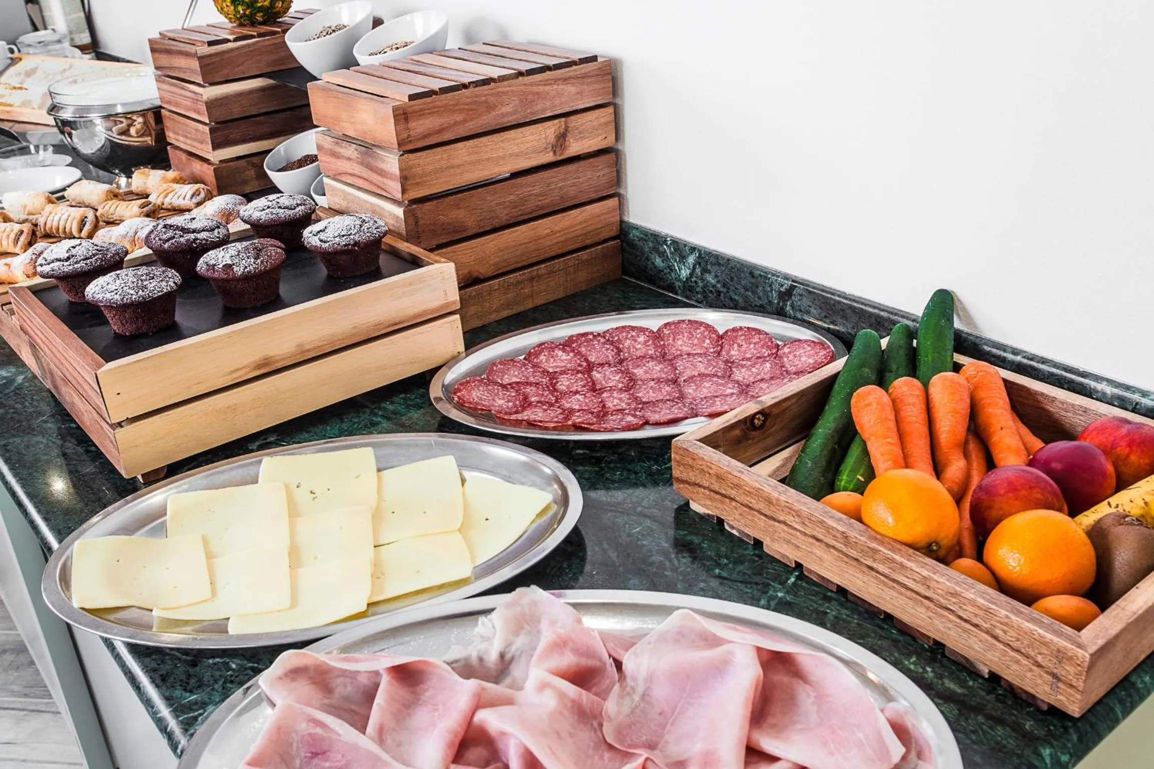 Buffet breakfast in Evo Boutique Hotel & SPA