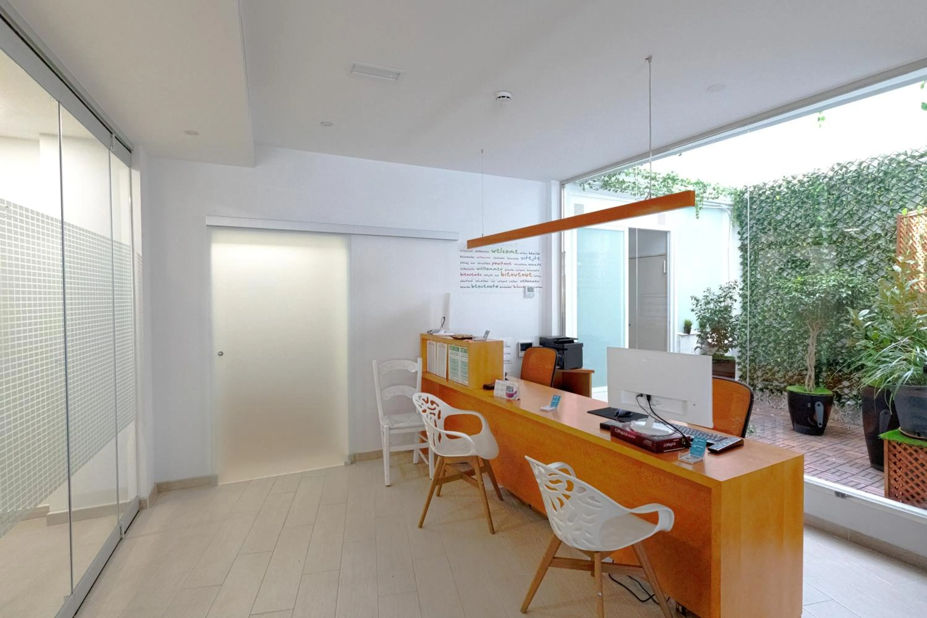 Lobby or reception in Hostal Gran Vía