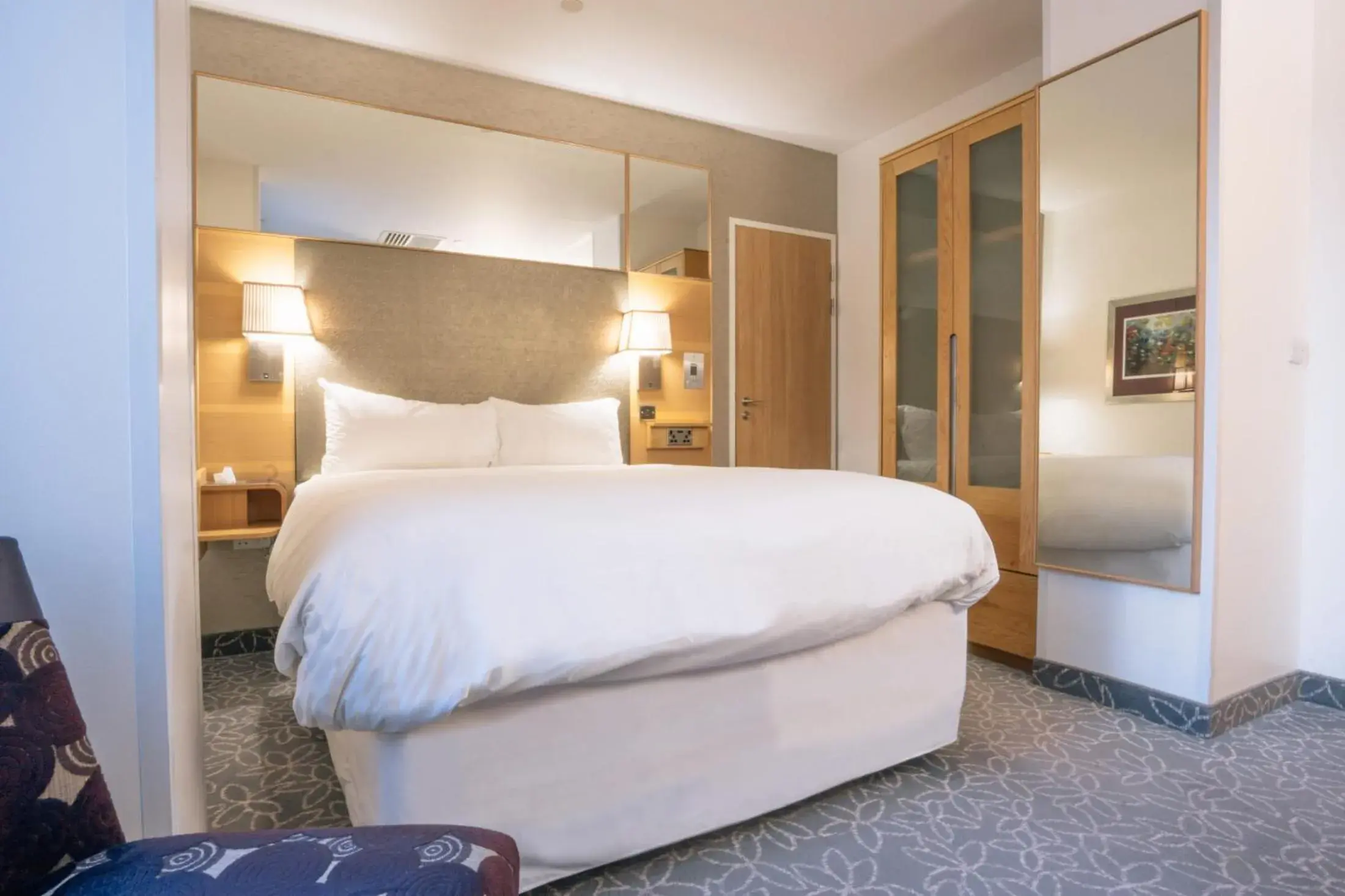 Bedroom, Bed in Club Quarters Hotel Covent Garden Holborn, London Bedroom, Bed in Club Quarters Hotel Covent Garden Holborn, London