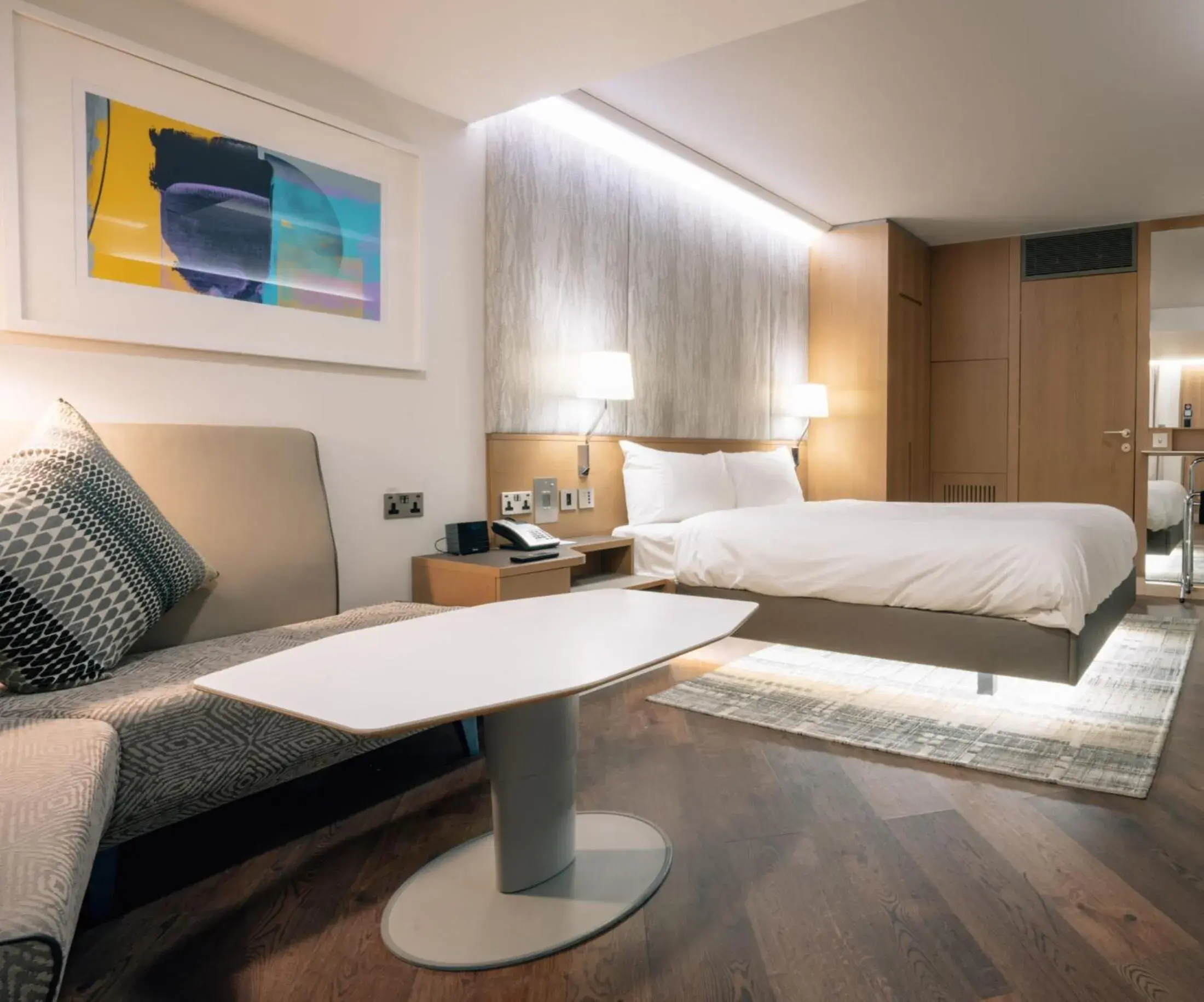 Bedroom, Bed in Club Quarters Hotel Covent Garden Holborn, London Bedroom, Bed in Club Quarters Hotel Covent Garden Holborn, London