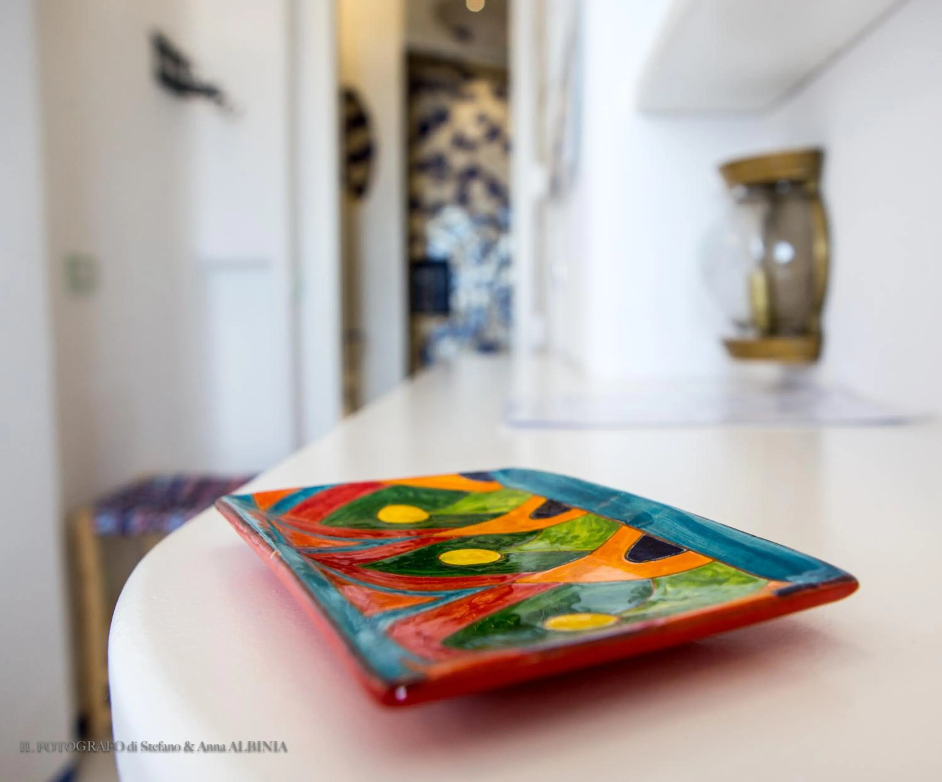 Decorative detail in Hotel Saraceno
