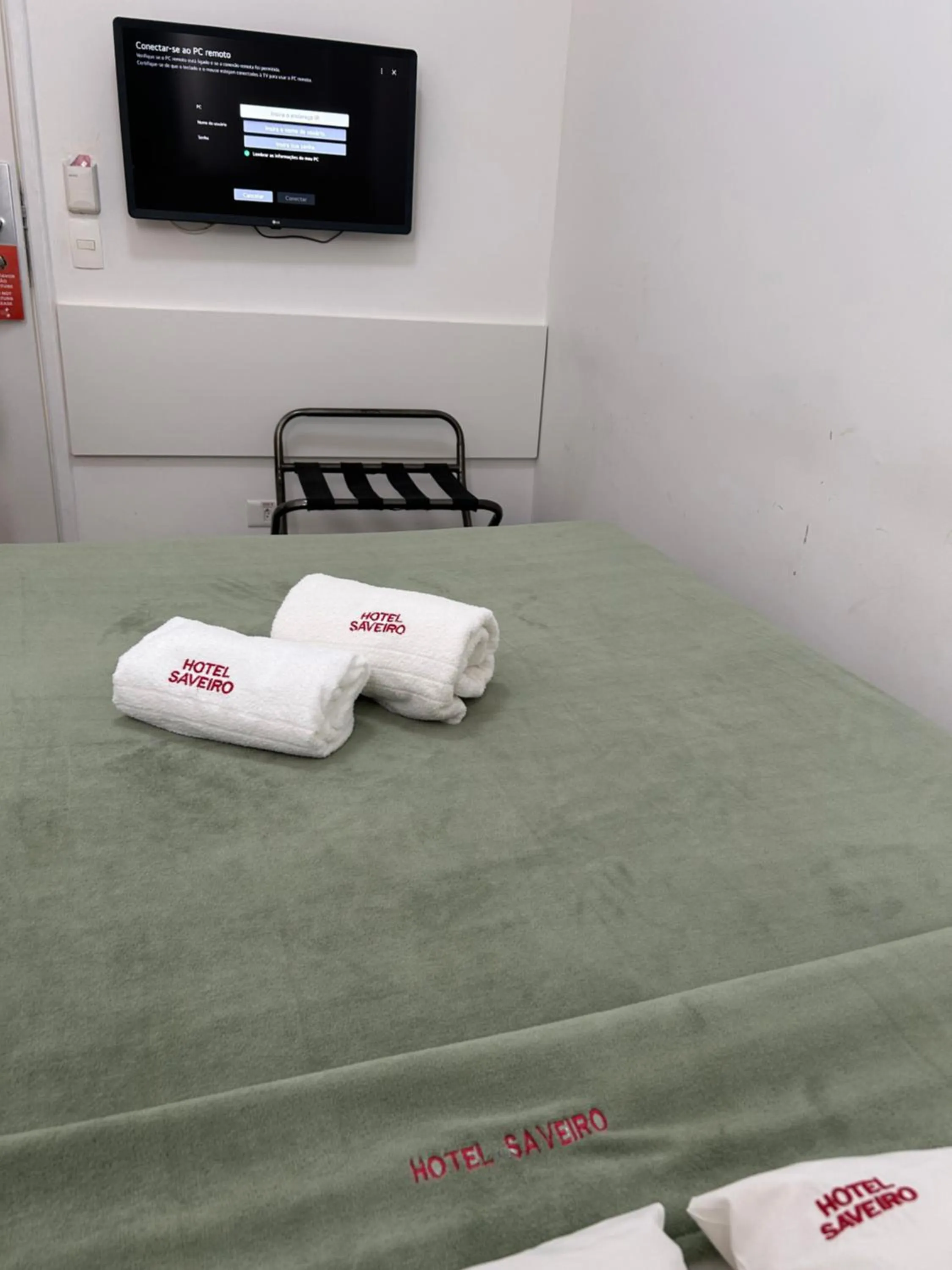 Bed in Hotel Saveiro