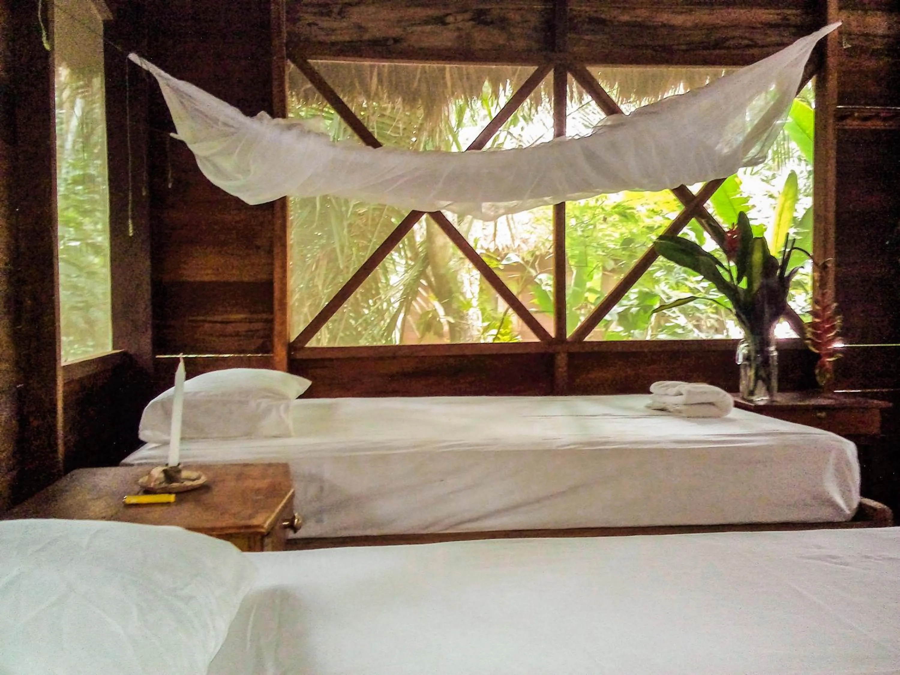 Decorative detail, Bed in Tambopata River