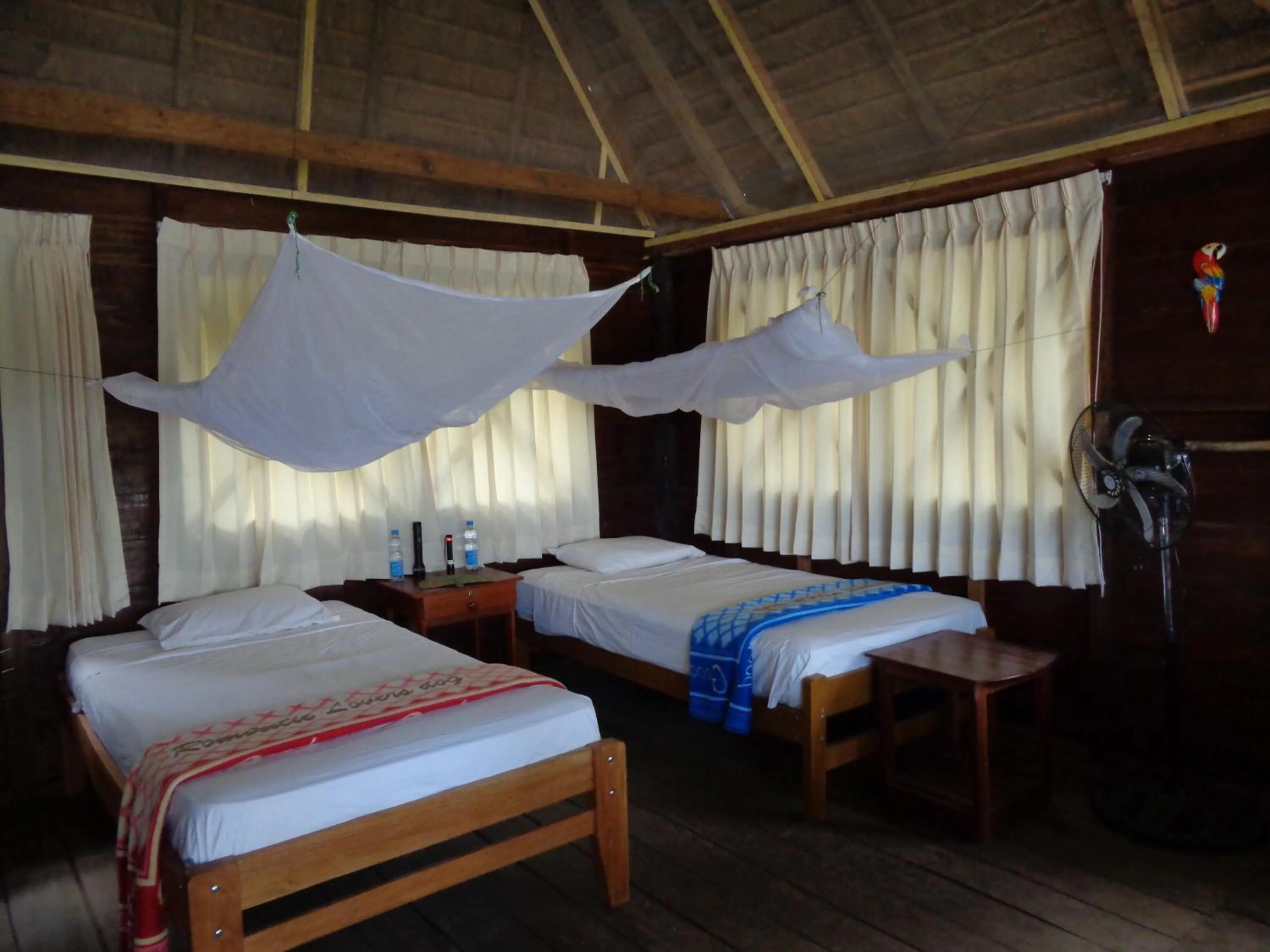 Decorative detail, Bed in Tambopata River