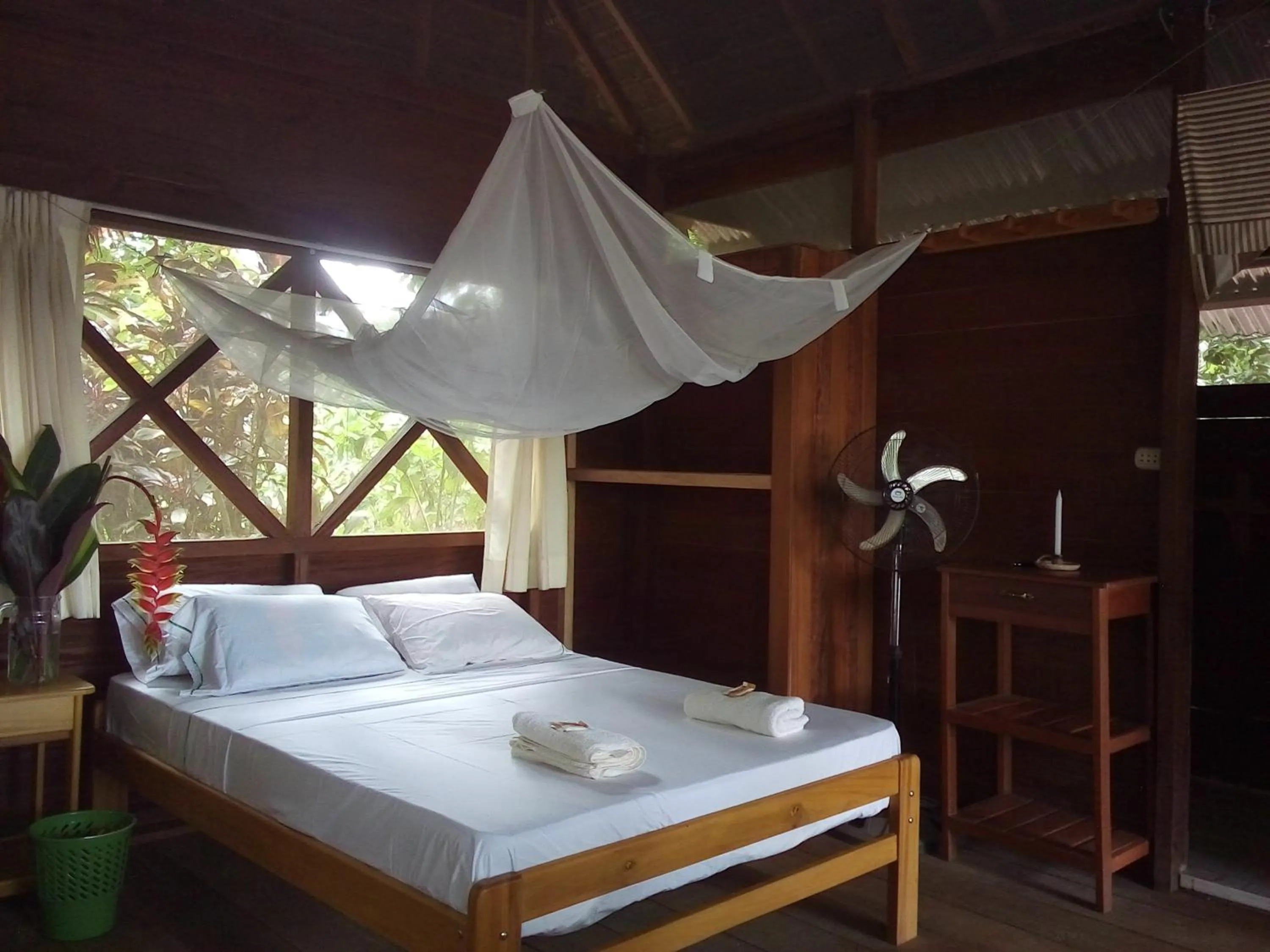 Bed in Tambopata River