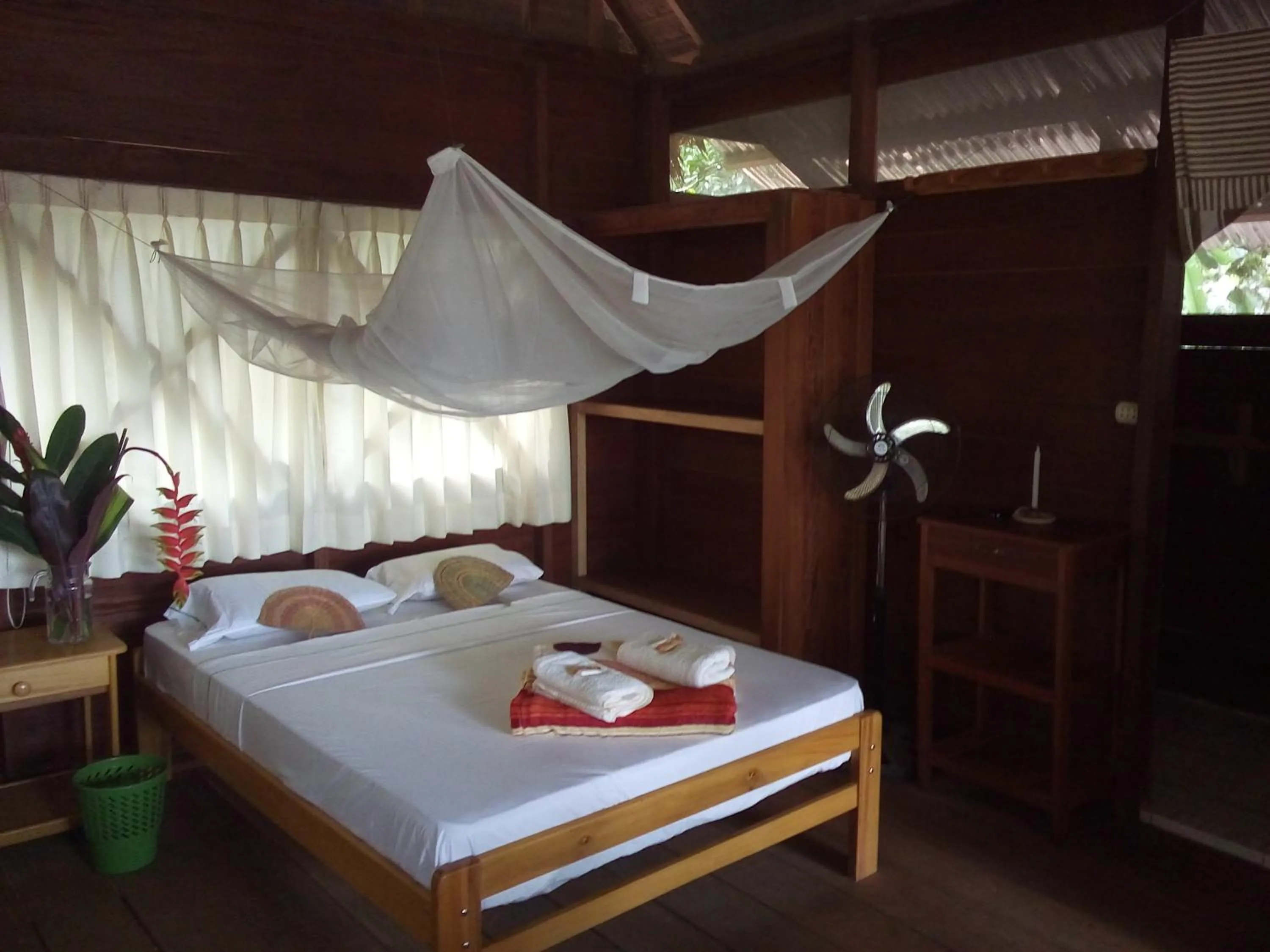 Bed in Tambopata River