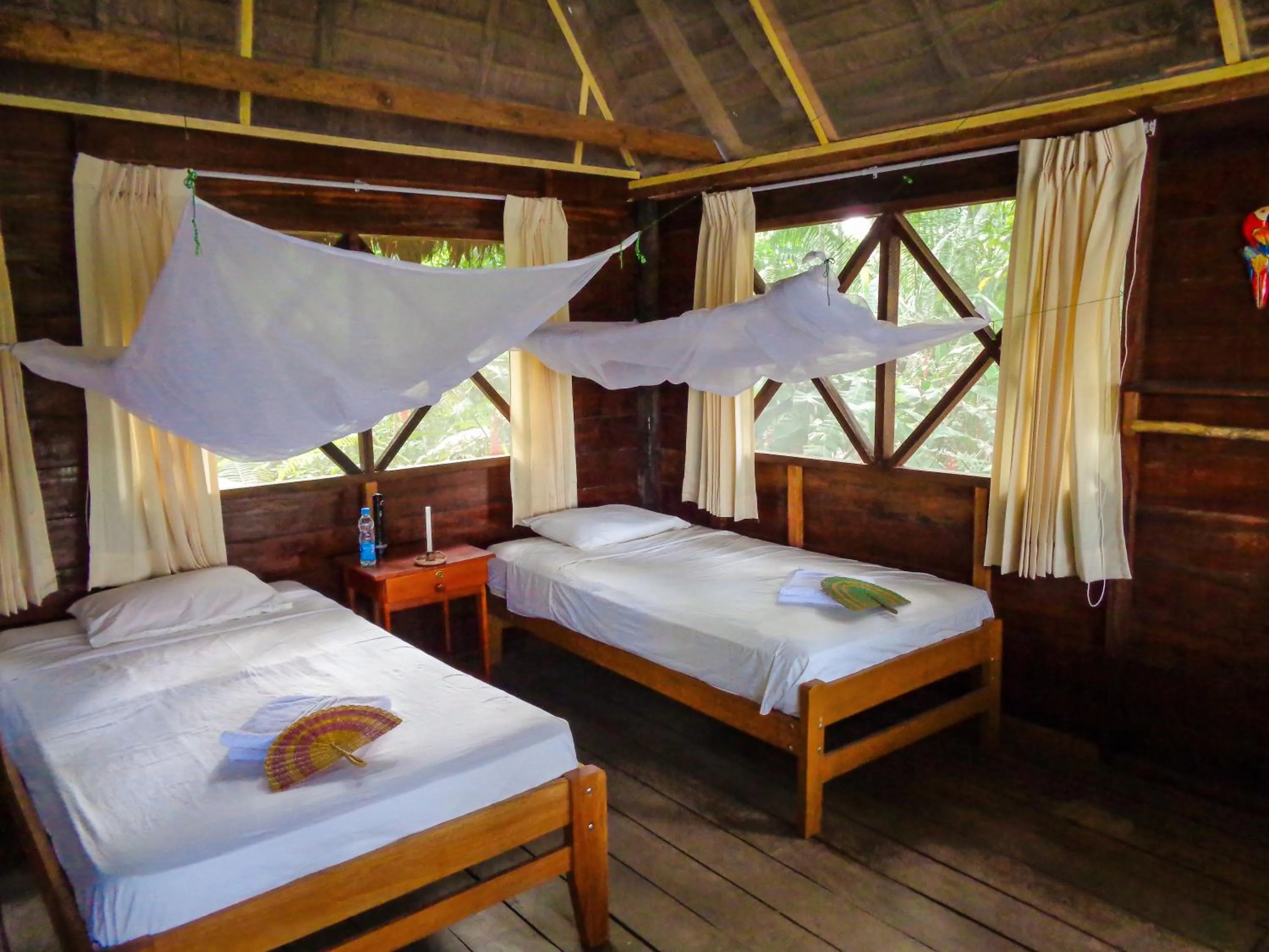 Bed in Tambopata River