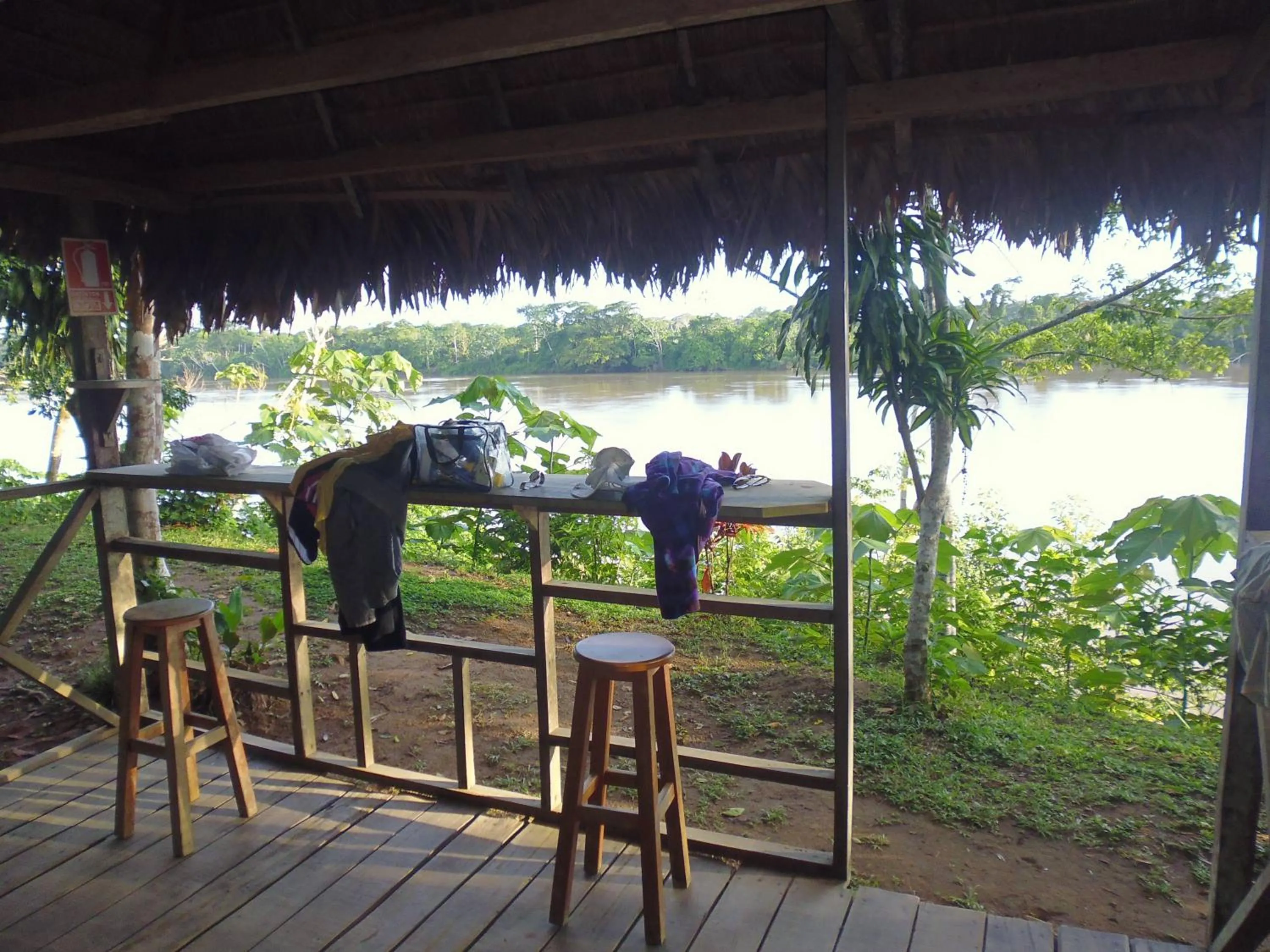 View (from property/room) in Tambopata River