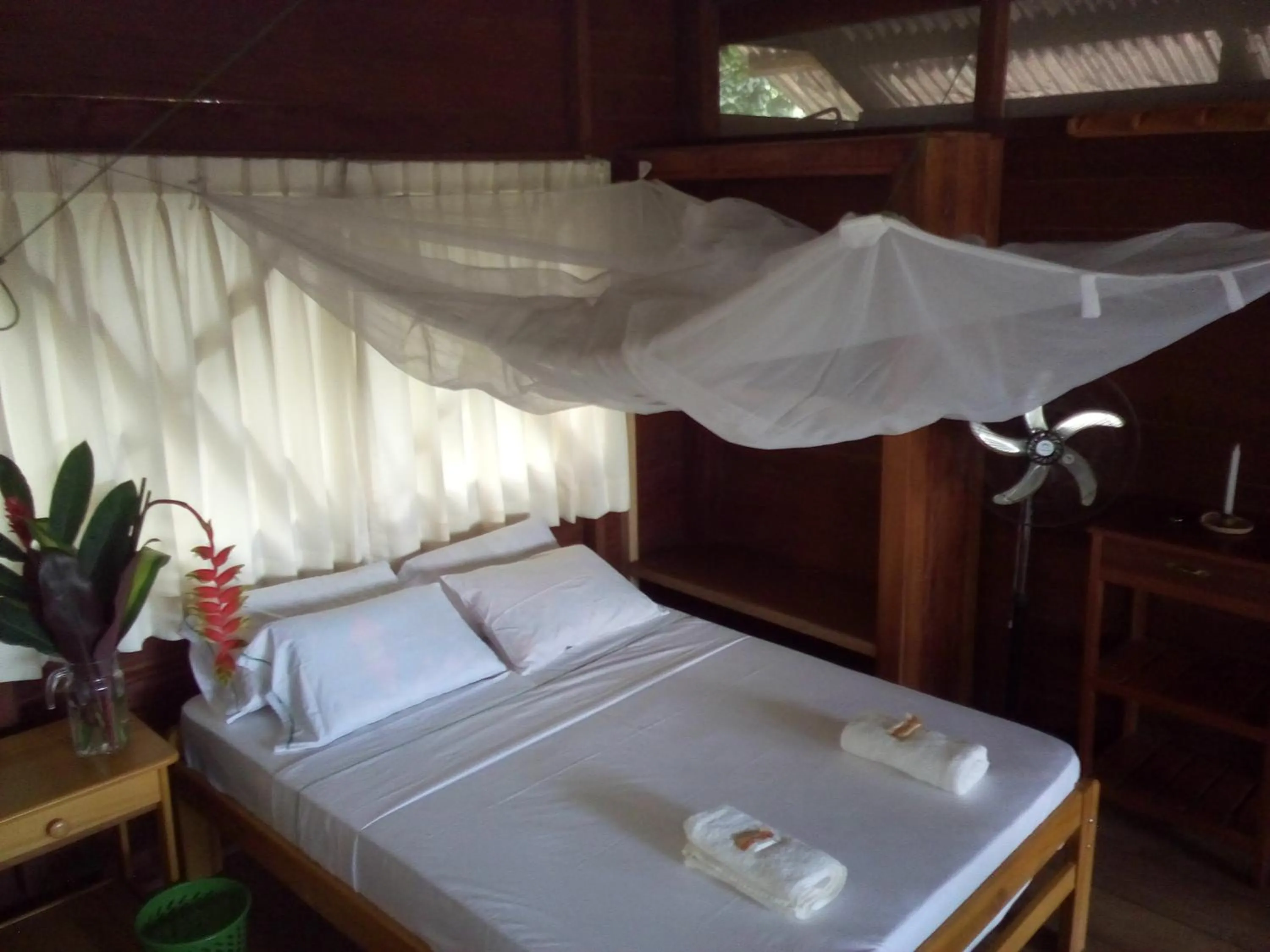 Decorative detail, Bed in Tambopata River