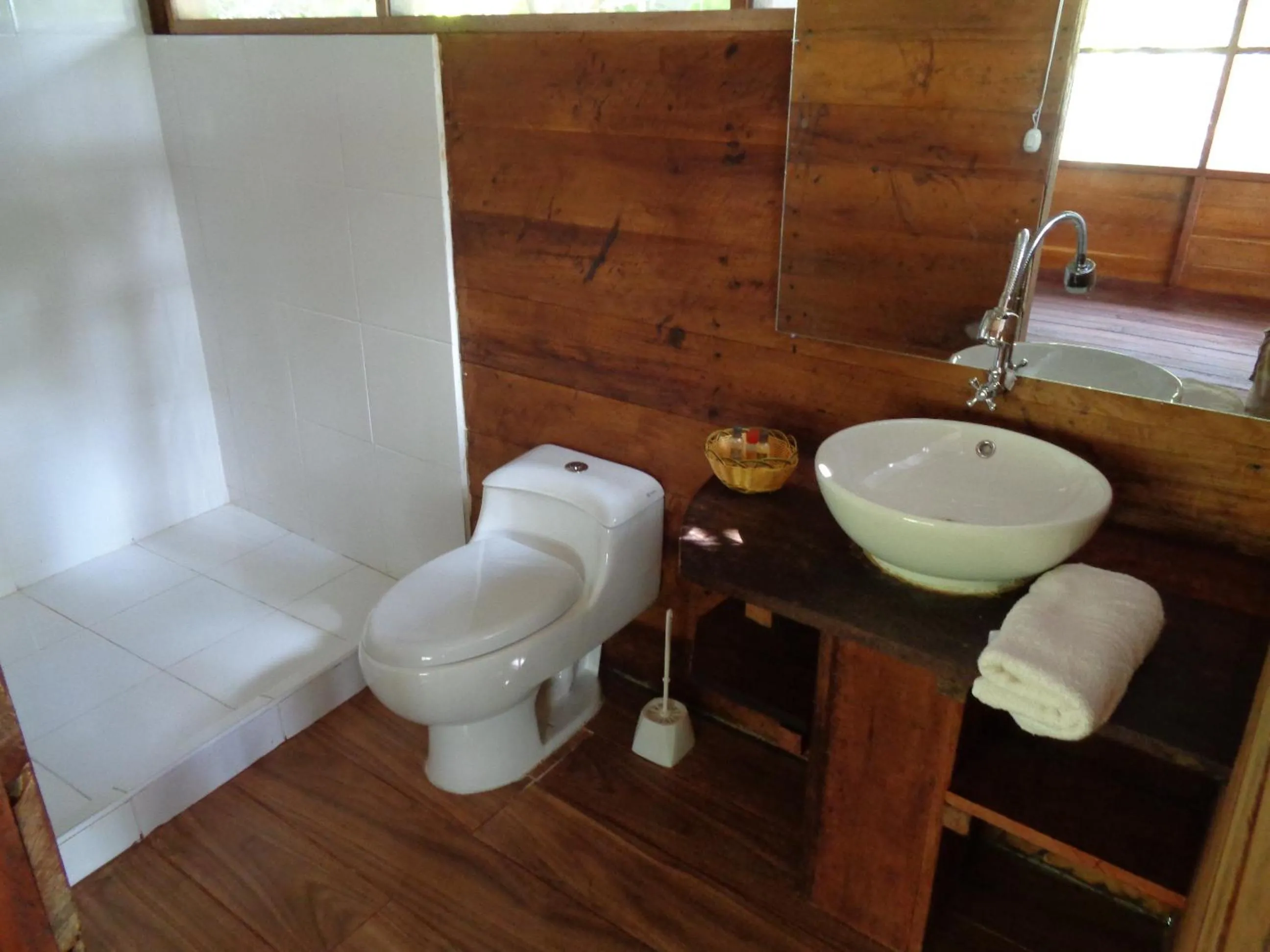 Bathroom in Tambopata River