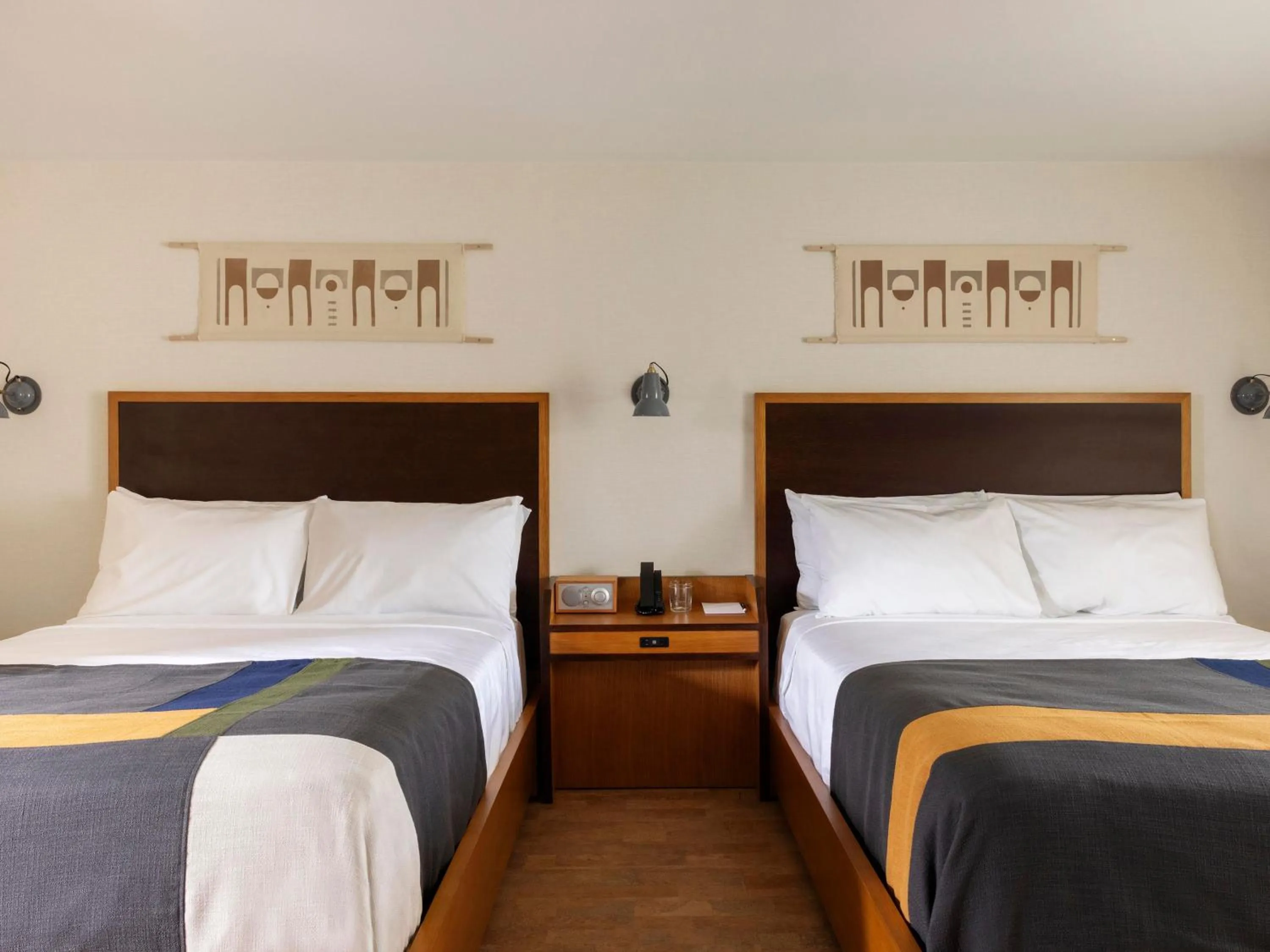 Bed in Trailborn Rocky Mountains