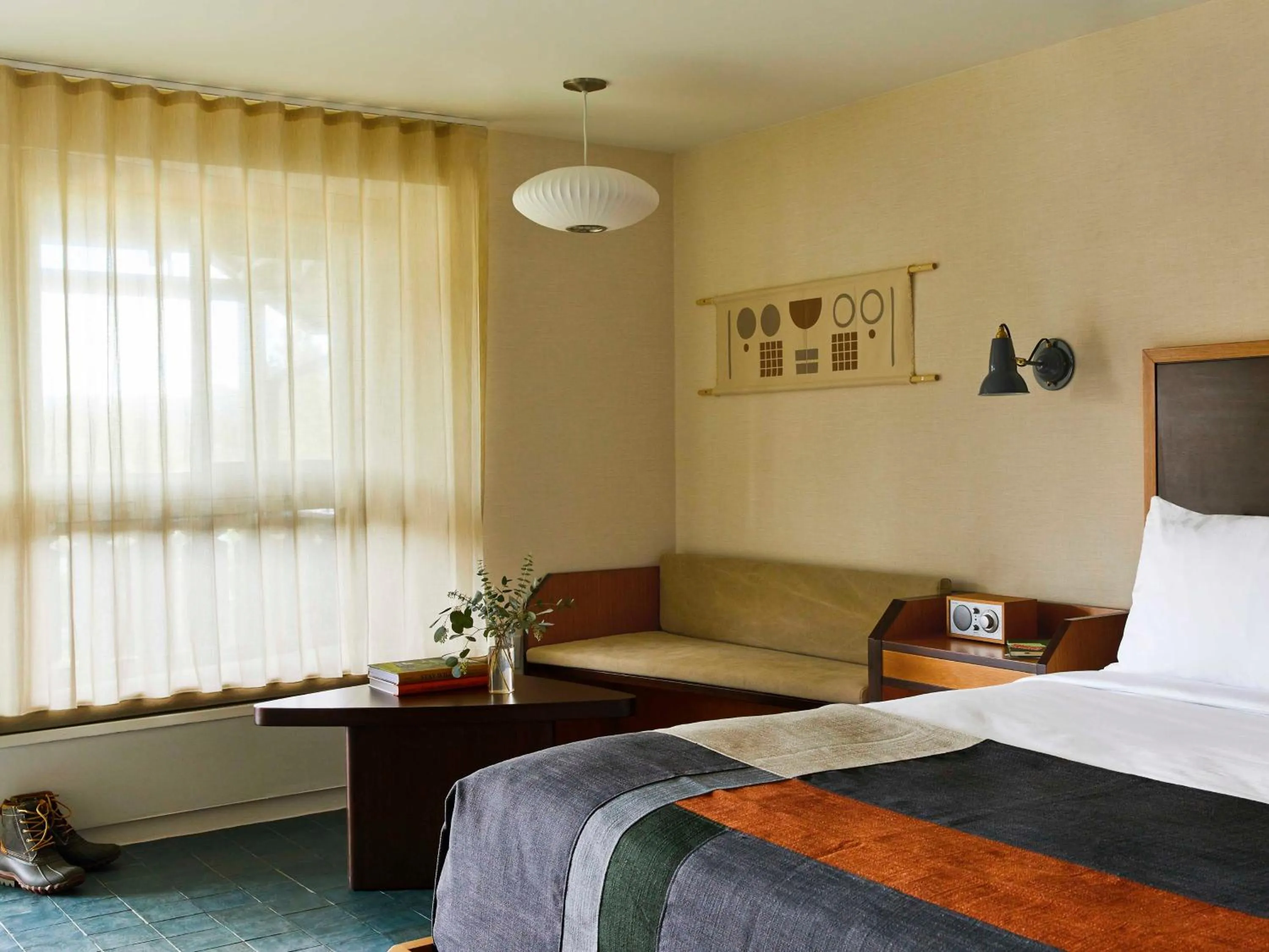 Bed in Trailborn Rocky Mountains