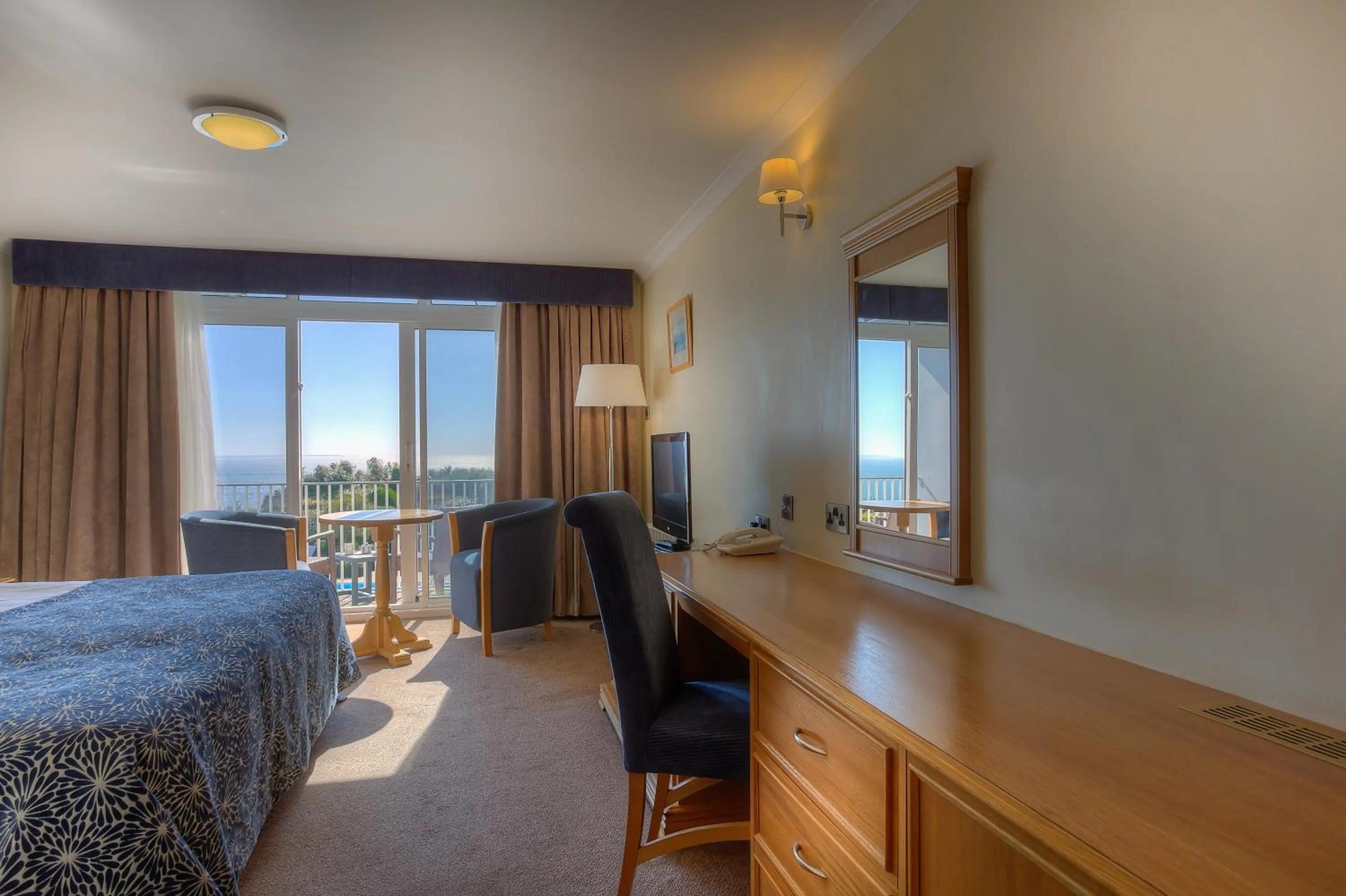 Photo of the whole room, Bed in Hotel Jerbourg