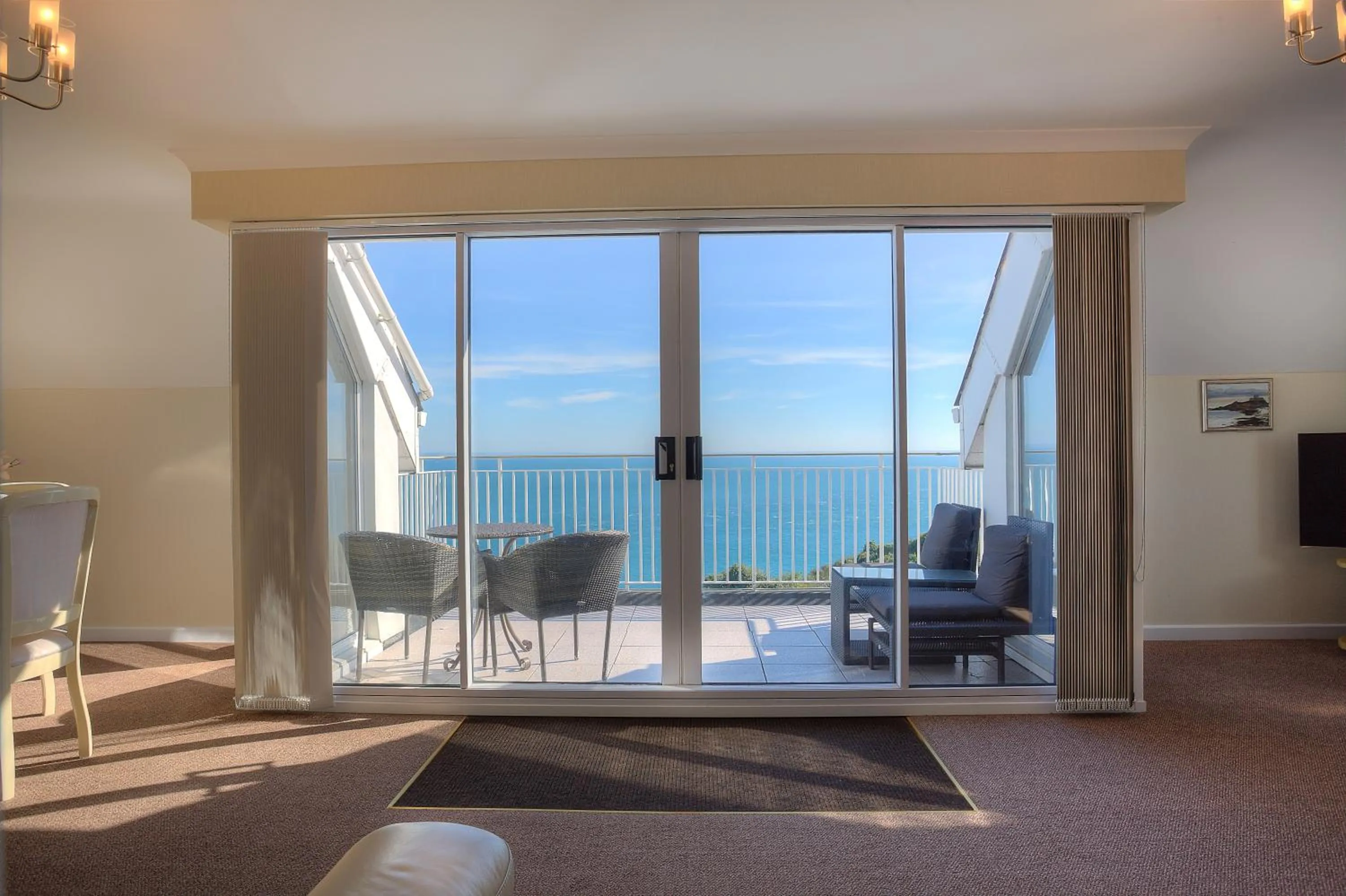 Sea view in Hotel Jerbourg