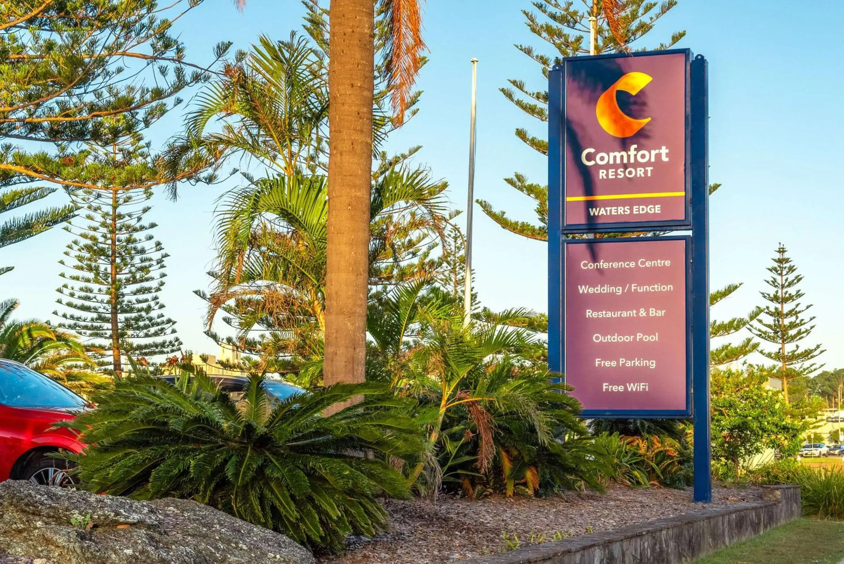 Property building in Comfort Resort Waters Edge Property building in Comfort Resort Waters Edge