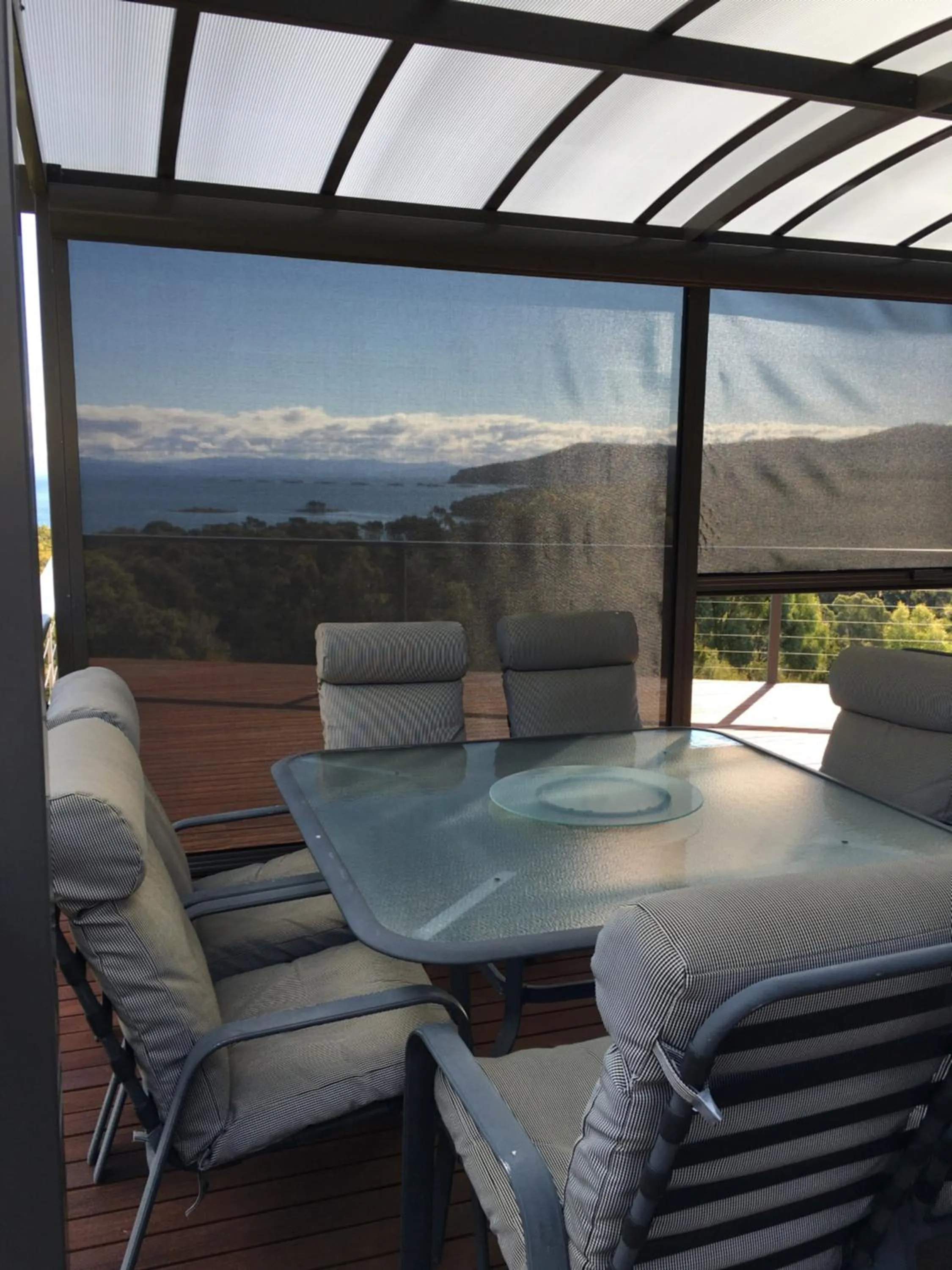 Patio in Storm Bay B&B