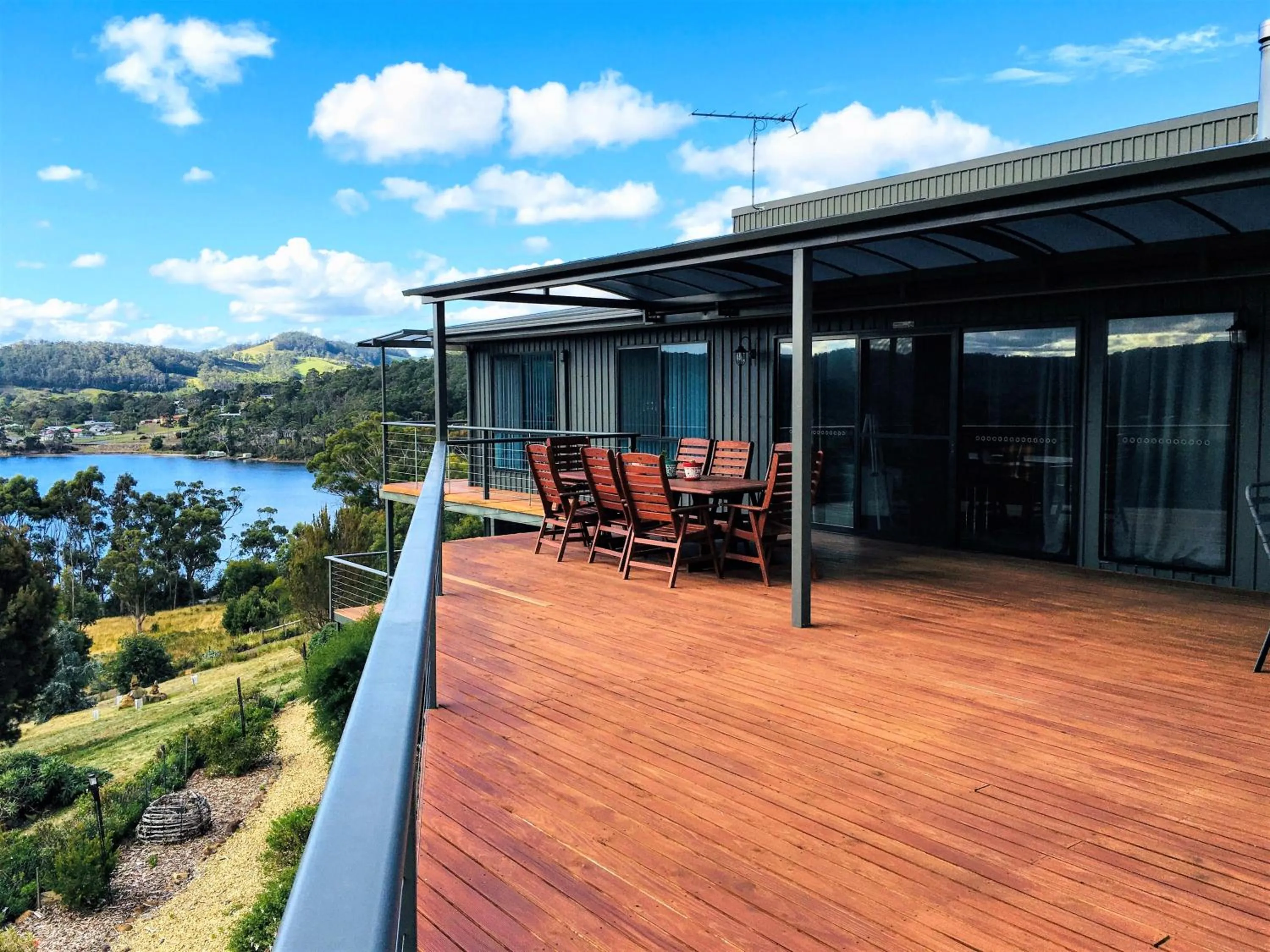 Patio in Storm Bay B&B