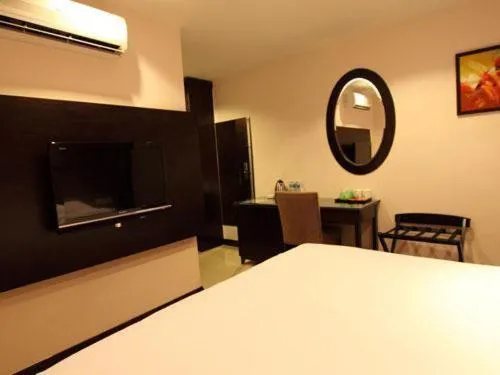 Bed in Country Hotel