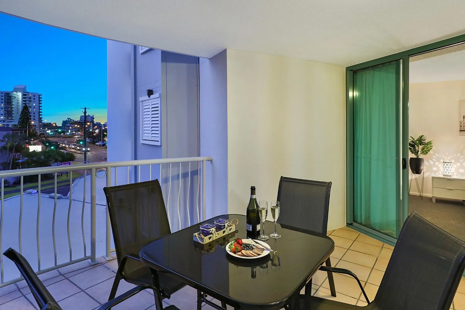 Balcony/Terrace in Grand Palais Boolarong Beachside Apartments