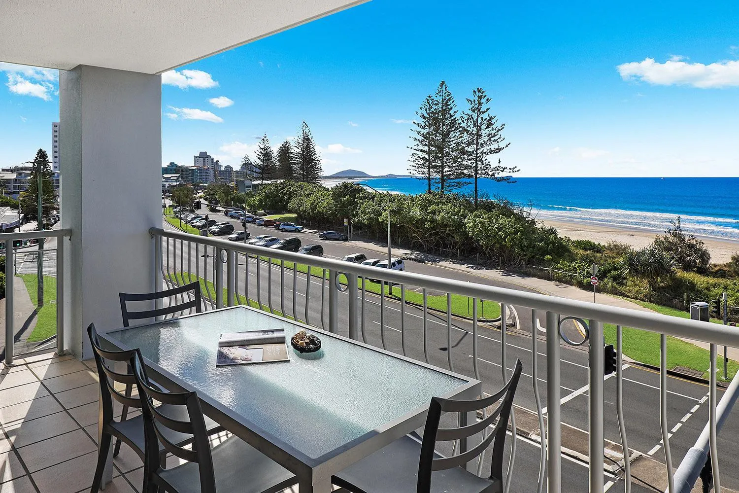Balcony/Terrace in Grand Palais Boolarong Beachside Apartments